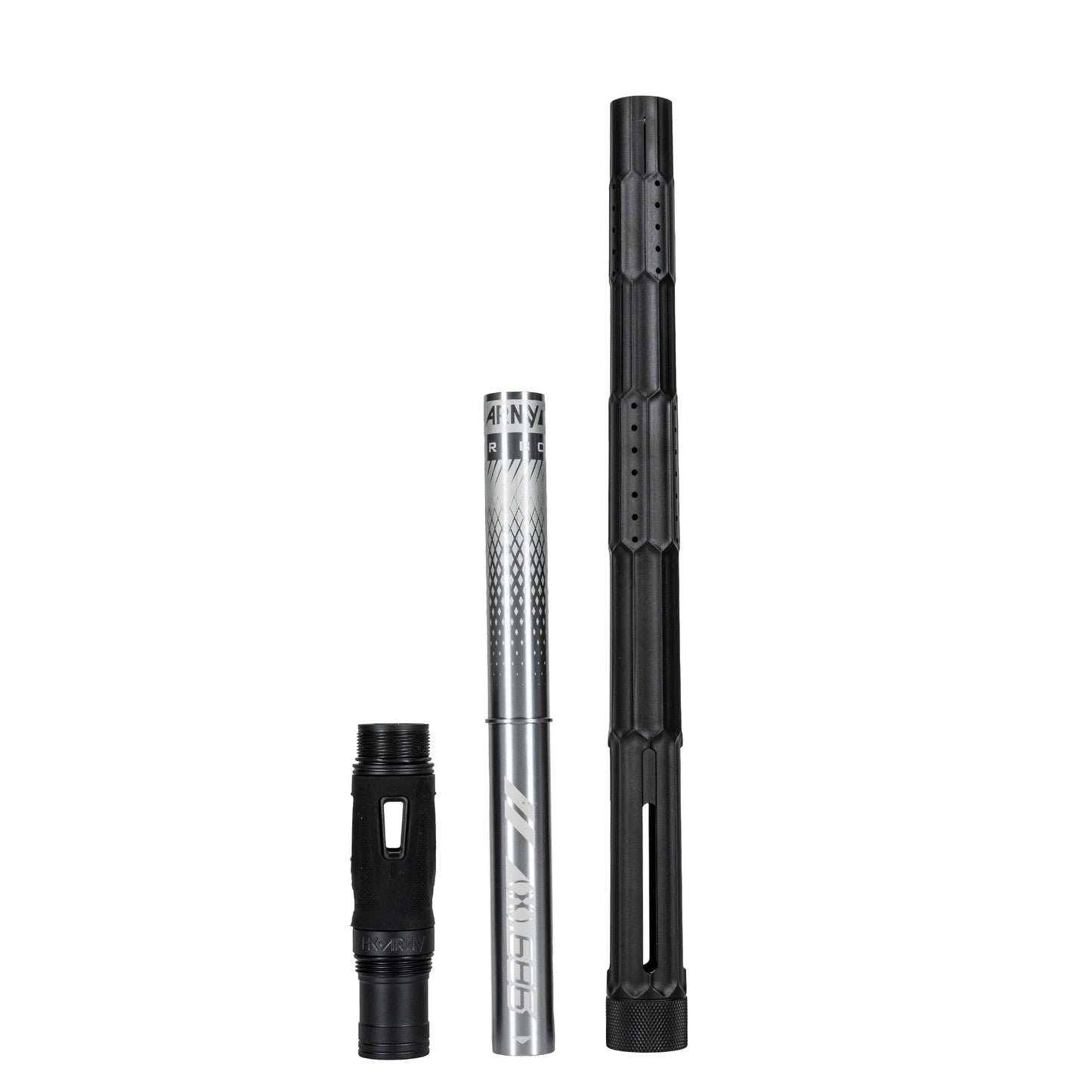 Used LAZR Elite Fractal Barrel Kit - 15" Dust Black/Colored Inserts - Cocker Threads Paintball Gun from HK Army Clothing Buy/Sell/Trade Paintball Markers, New Paintball Guns, Paintball Hoppers, Paintball Masks, and Hormesis Headbands