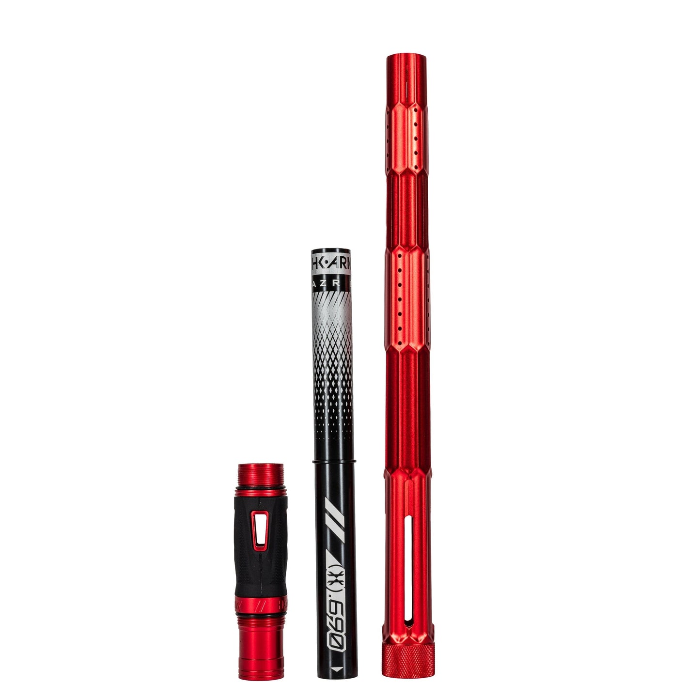 Used LAZR Elite Fractal Barrel Kit - 15" Dust Red/Black Inserts - Cocker Threads Paintball Gun from HK Army Clothing Buy/Sell/Trade Paintball Markers, New Paintball Guns, Paintball Hoppers, Paintball Masks, and Hormesis Headbands