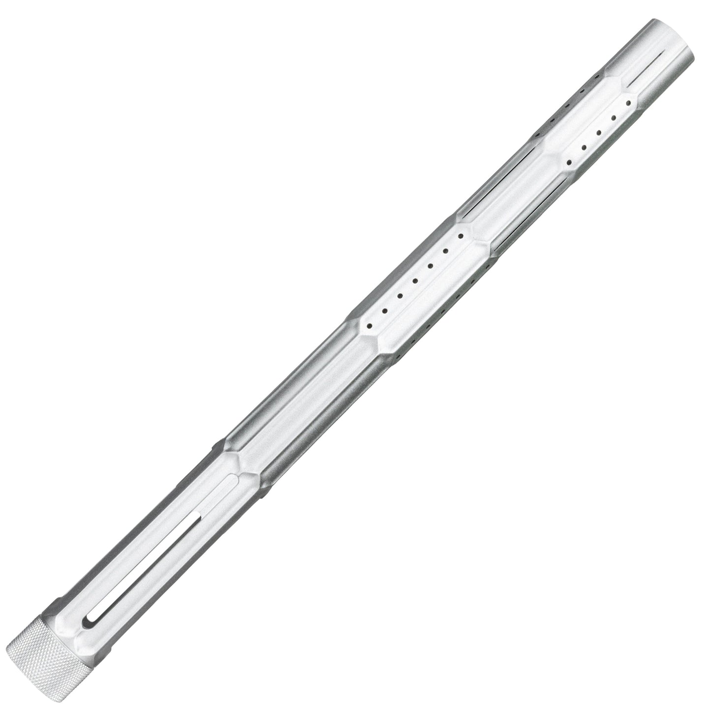 Used LAZR Elite Fractal Barrel Kit - 15" Dust Silver/Black Inserts - Cocker Threads Paintball Gun from HK Army Clothing Buy/Sell/Trade Paintball Markers, New Paintball Guns, Paintball Hoppers, Paintball Masks, and Hormesis Headbands