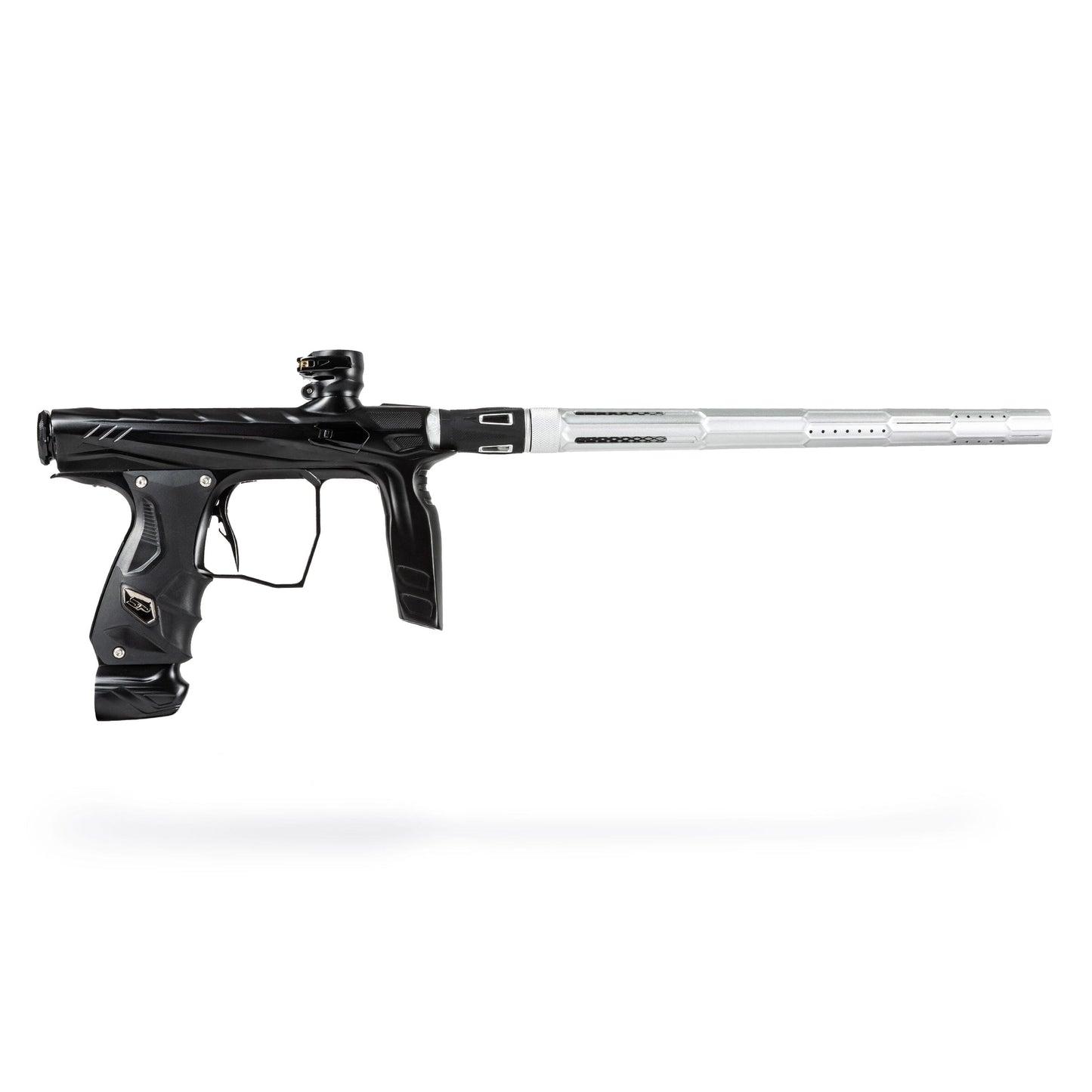 Used LAZR Elite Fractal Barrel Kit - 15" Dust Silver/Colored Inserts - Cocker Threads Paintball Gun from HK Army Clothing Buy/Sell/Trade Paintball Markers, New Paintball Guns, Paintball Hoppers, Paintball Masks, and Hormesis Headbands