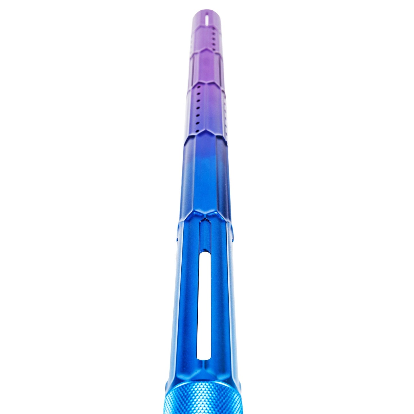 Used LAZR Elite Fractal Barrel Tip - Blue/Purple Fade Paintball Gun from HK Army Clothing Buy/Sell/Trade Paintball Markers, New Paintball Guns, Paintball Hoppers, Paintball Masks, and Hormesis Headbands