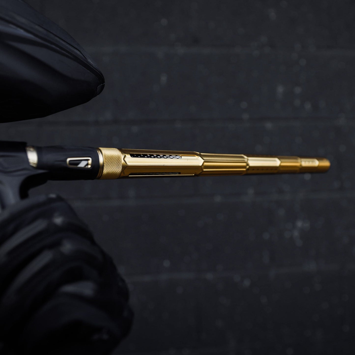 Used LAZR Elite Fractal Barrel Tip - Dust Gold Paintball Gun from HK Army Clothing Buy/Sell/Trade Paintball Markers, New Paintball Guns, Paintball Hoppers, Paintball Masks, and Hormesis Headbands
