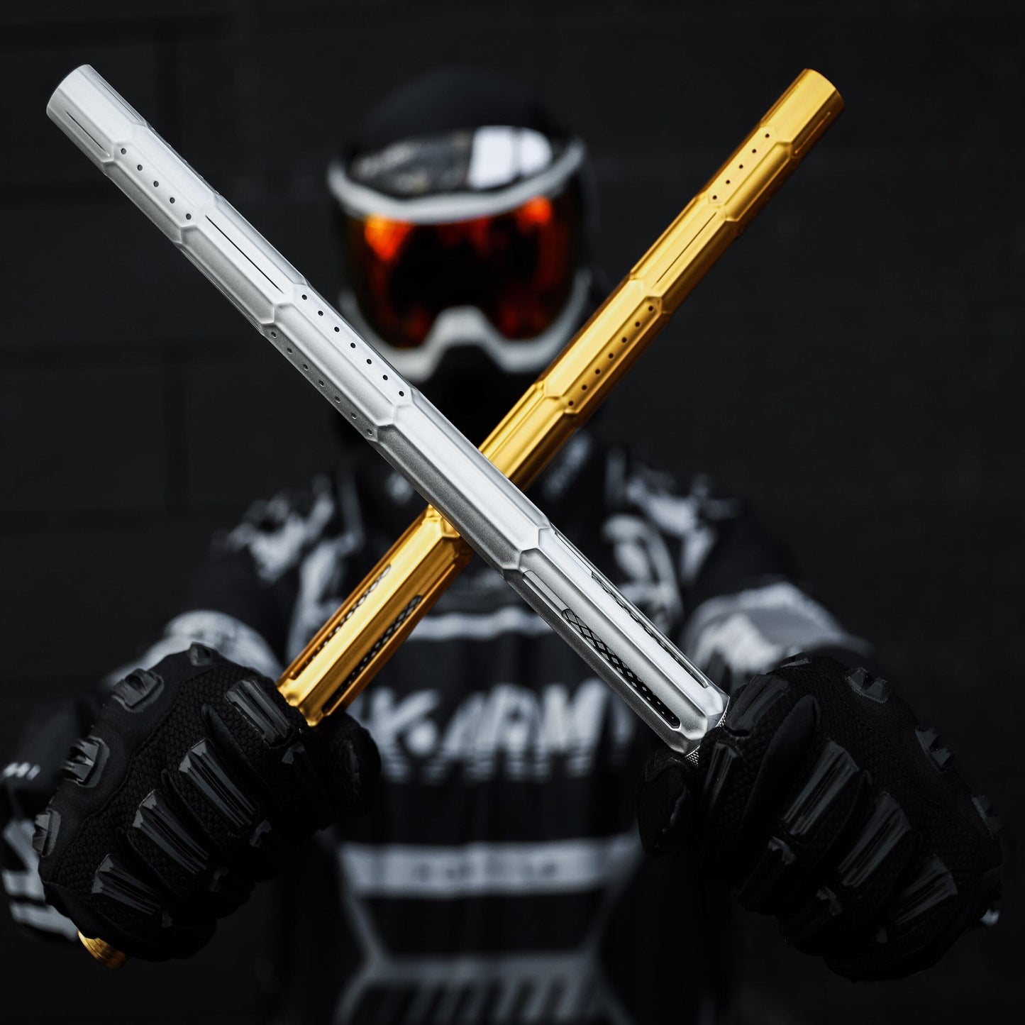 Used LAZR Elite Fractal Barrel Tip - Dust Silver Paintball Gun from HK Army Clothing Buy/Sell/Trade Paintball Markers, New Paintball Guns, Paintball Hoppers, Paintball Masks, and Hormesis Headbands