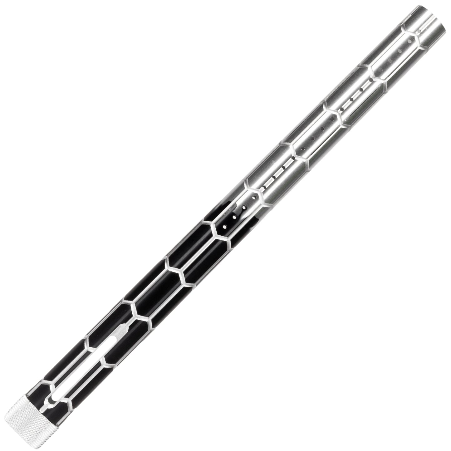 Used LAZR Elite Nexus Barrel Kit - 15" Black/Silver Fade - Colored Inserts - Cocker Threads Paintball Gun from HK Army Clothing Buy/Sell/Trade Paintball Markers, New Paintball Guns, Paintball Hoppers, Paintball Masks, and Hormesis Headbands