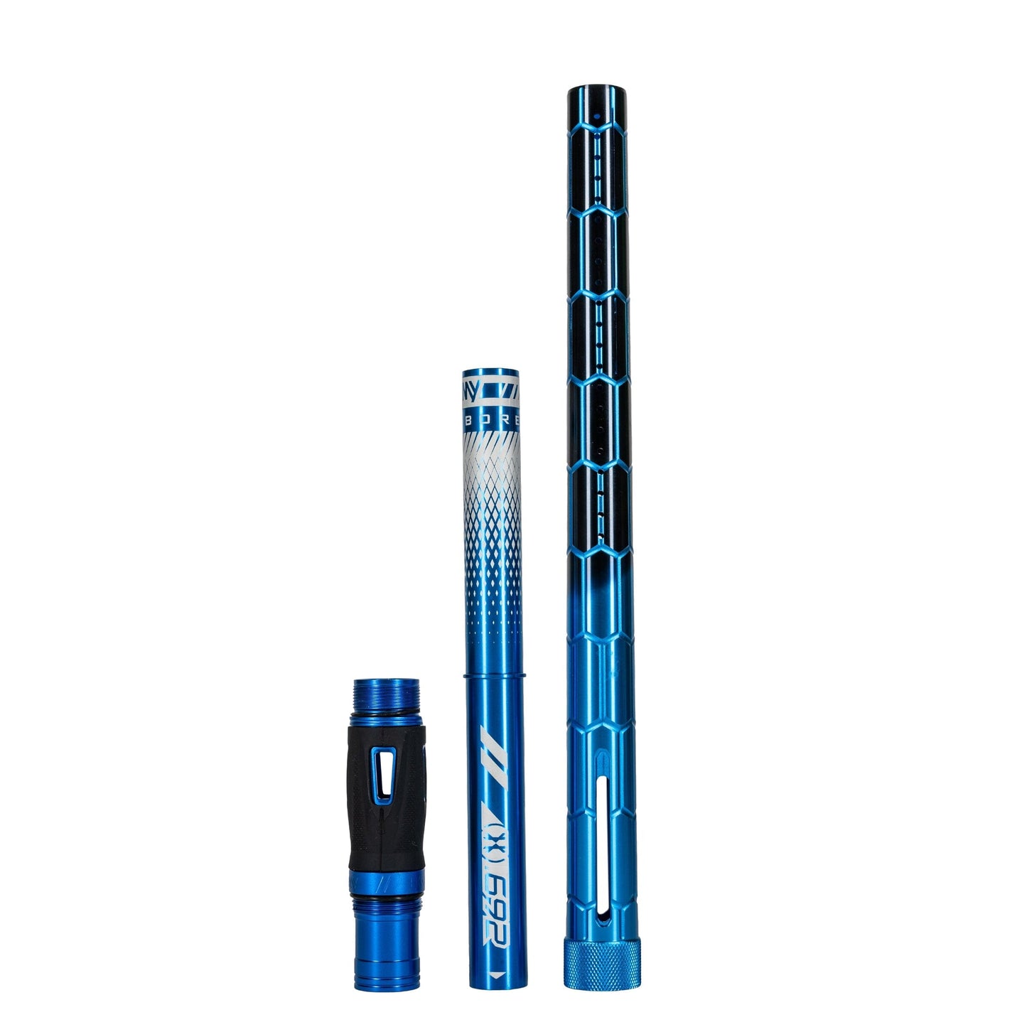 Used LAZR Elite Nexus Barrel Kit - 15" Blue/Black Colored Inserts - Cocker Threads Paintball Gun from HK Army Clothing Buy/Sell/Trade Paintball Markers, New Paintball Guns, Paintball Hoppers, Paintball Masks, and Hormesis Headbands