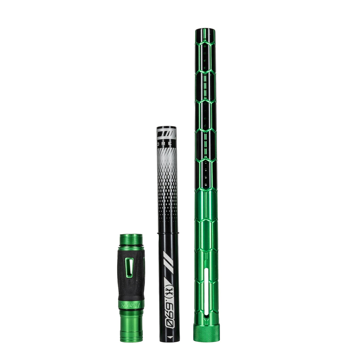 Used LAZR Elite Nexus Barrel Kit - 15" Green/Black Black Inserts - Cocker Threads Paintball Gun from HK Army Clothing Buy/Sell/Trade Paintball Markers, New Paintball Guns, Paintball Hoppers, Paintball Masks, and Hormesis Headbands