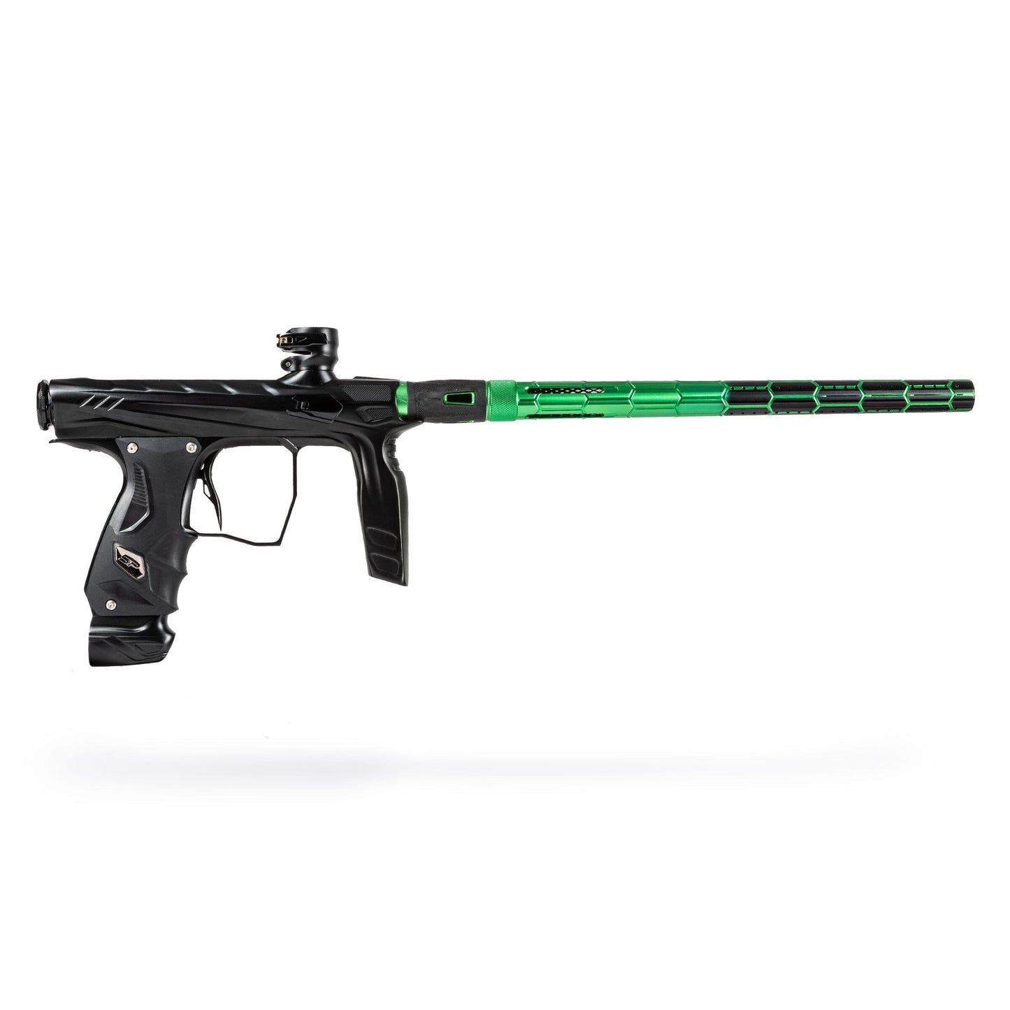 Used LAZR Elite Nexus Barrel Kit - 15" Green/Black Colored Inserts - Cocker Threads Paintball Gun from HK Army Clothing Buy/Sell/Trade Paintball Markers, New Paintball Guns, Paintball Hoppers, Paintball Masks, and Hormesis Headbands