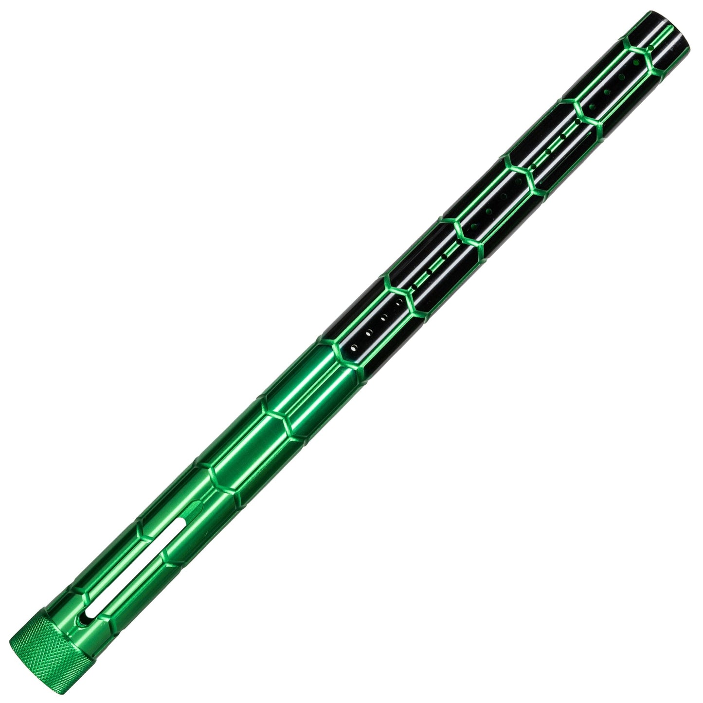 Used LAZR Elite Nexus Barrel Kit - 15" Green/Black Colored Inserts - Cocker Threads Paintball Gun from HK Army Clothing Buy/Sell/Trade Paintball Markers, New Paintball Guns, Paintball Hoppers, Paintball Masks, and Hormesis Headbands