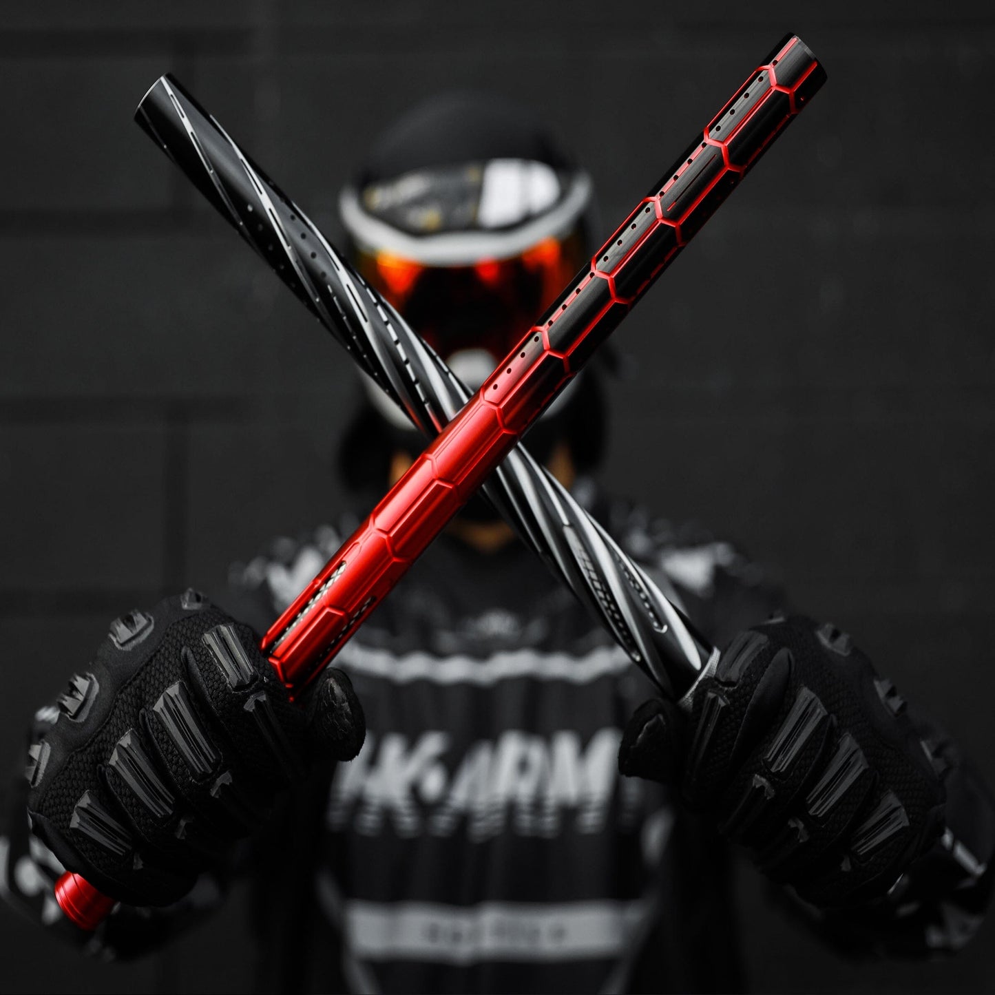 Used LAZR Elite Nexus Barrel Kit - 15" Red/Black Colored Inserts - Cocker Threads Paintball Gun from HK Army Clothing Buy/Sell/Trade Paintball Markers, New Paintball Guns, Paintball Hoppers, Paintball Masks, and Hormesis Headbands