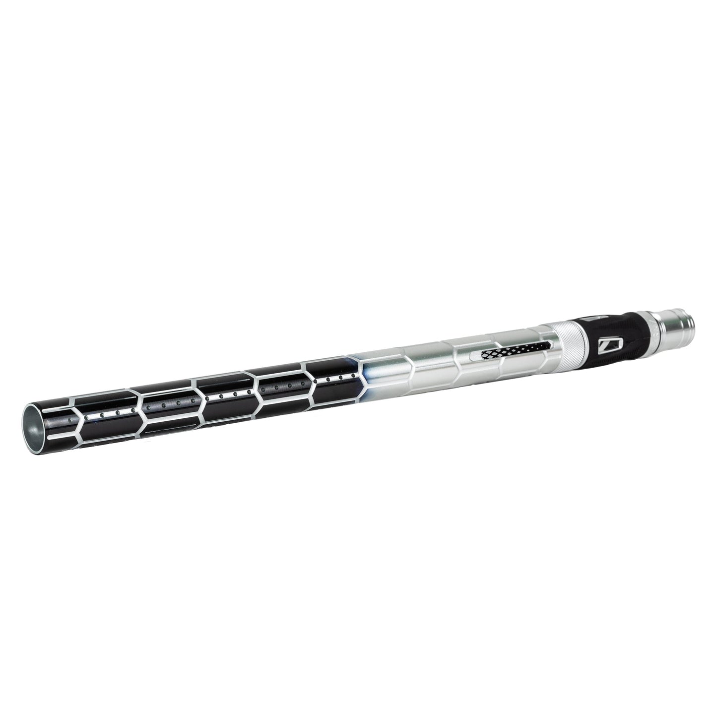 Used LAZR Elite Nexus Barrel Kit - 15" Silver/Black Black Inserts - Cocker Threads Paintball Gun from HK Army Clothing Buy/Sell/Trade Paintball Markers, New Paintball Guns, Paintball Hoppers, Paintball Masks, and Hormesis Headbands