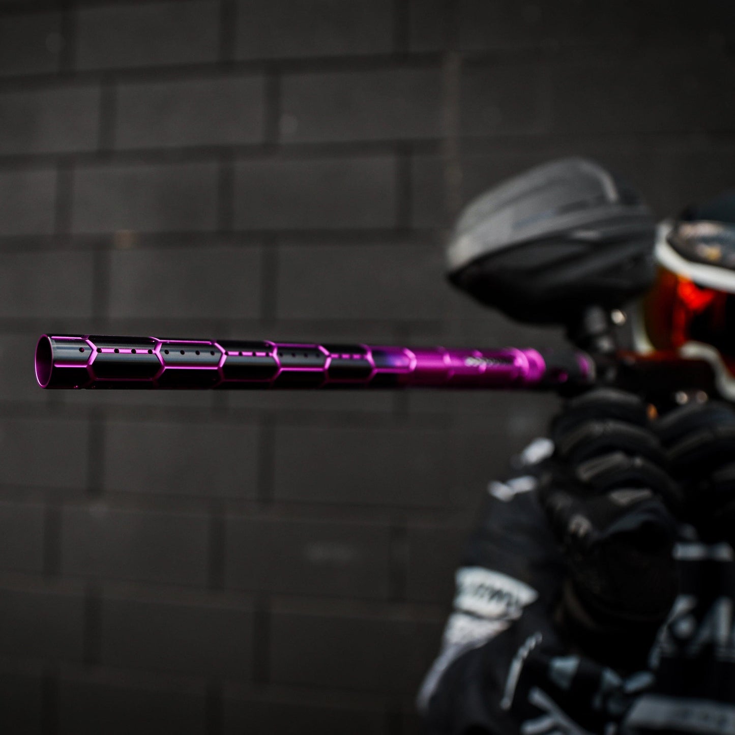 Used LAZR Elite Nexus Barrel Tip - Purple/Black Fade Paintball Gun from HK Army Clothing Buy/Sell/Trade Paintball Markers, New Paintball Guns, Paintball Hoppers, Paintball Masks, and Hormesis Headbands