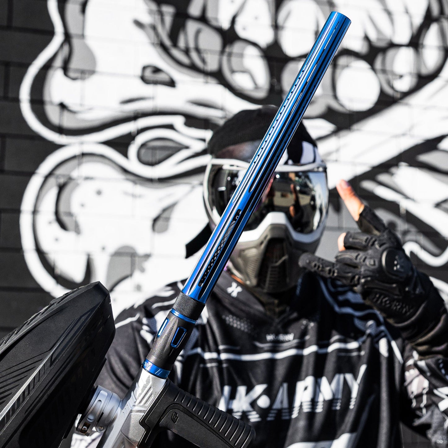 Used LAZR Elite Nova Barrel Tip - Blue/Black Paintball Gun from HK Army Clothing Buy/Sell/Trade Paintball Markers, New Paintball Guns, Paintball Hoppers, Paintball Masks, and Hormesis Headbands