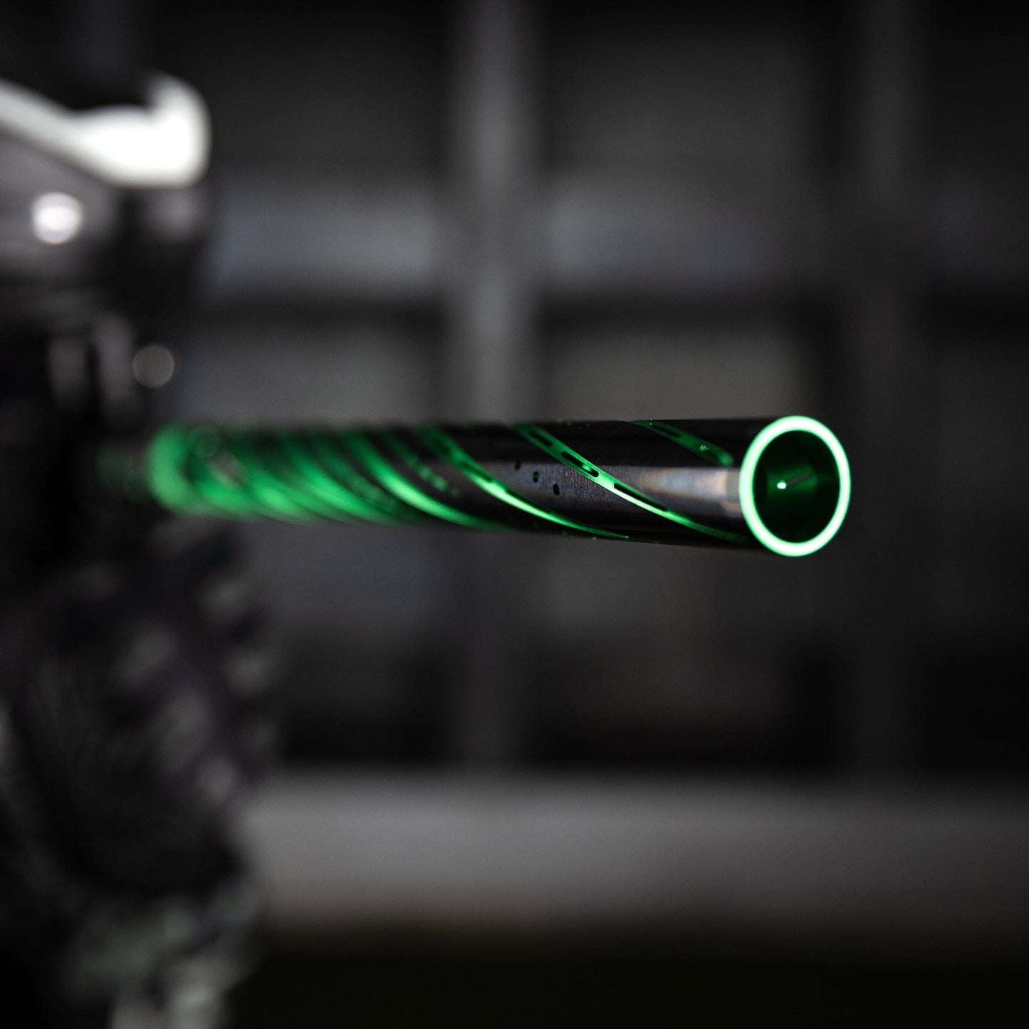 Used LAZR Elite Orbit Barrel Kit - 15" Dust Green/Black Inserts - Cocker Threads Paintball Gun from HK Army Clothing Buy/Sell/Trade Paintball Markers, New Paintball Guns, Paintball Hoppers, Paintball Masks, and Hormesis Headbands