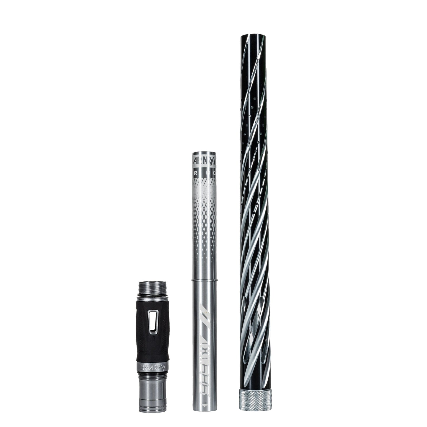 Used LAZR Elite Orbit Barrel Kit - 15" Dust Pewter/Colored Inserts - Cocker Threads Paintball Gun from HK Army Clothing Buy/Sell/Trade Paintball Markers, New Paintball Guns, Paintball Hoppers, Paintball Masks, and Hormesis Headbands