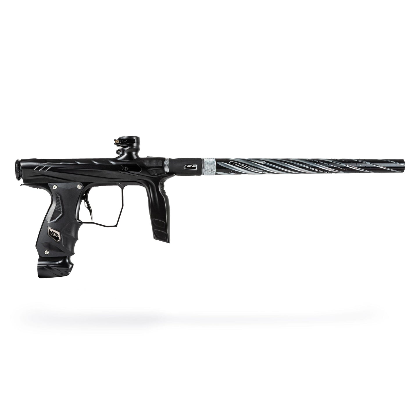 Used LAZR Elite Orbit Barrel Kit - 15" Dust Pewter/Colored Inserts - Cocker Threads Paintball Gun from HK Army Clothing Buy/Sell/Trade Paintball Markers, New Paintball Guns, Paintball Hoppers, Paintball Masks, and Hormesis Headbands