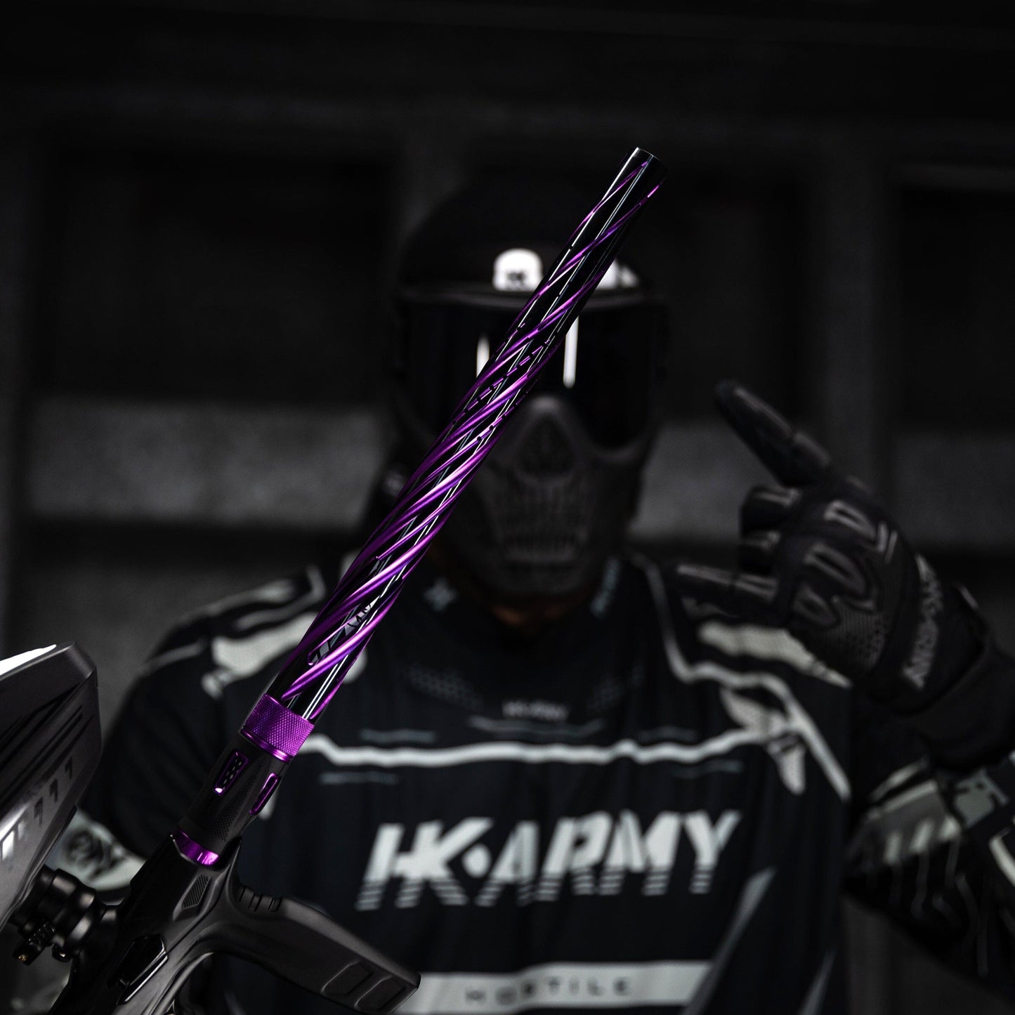 Used LAZR Elite Orbit Barrel Tip - Dust Purple/Black Paintball Gun from HK Army Clothing Buy/Sell/Trade Paintball Markers, New Paintball Guns, Paintball Hoppers, Paintball Masks, and Hormesis Headbands