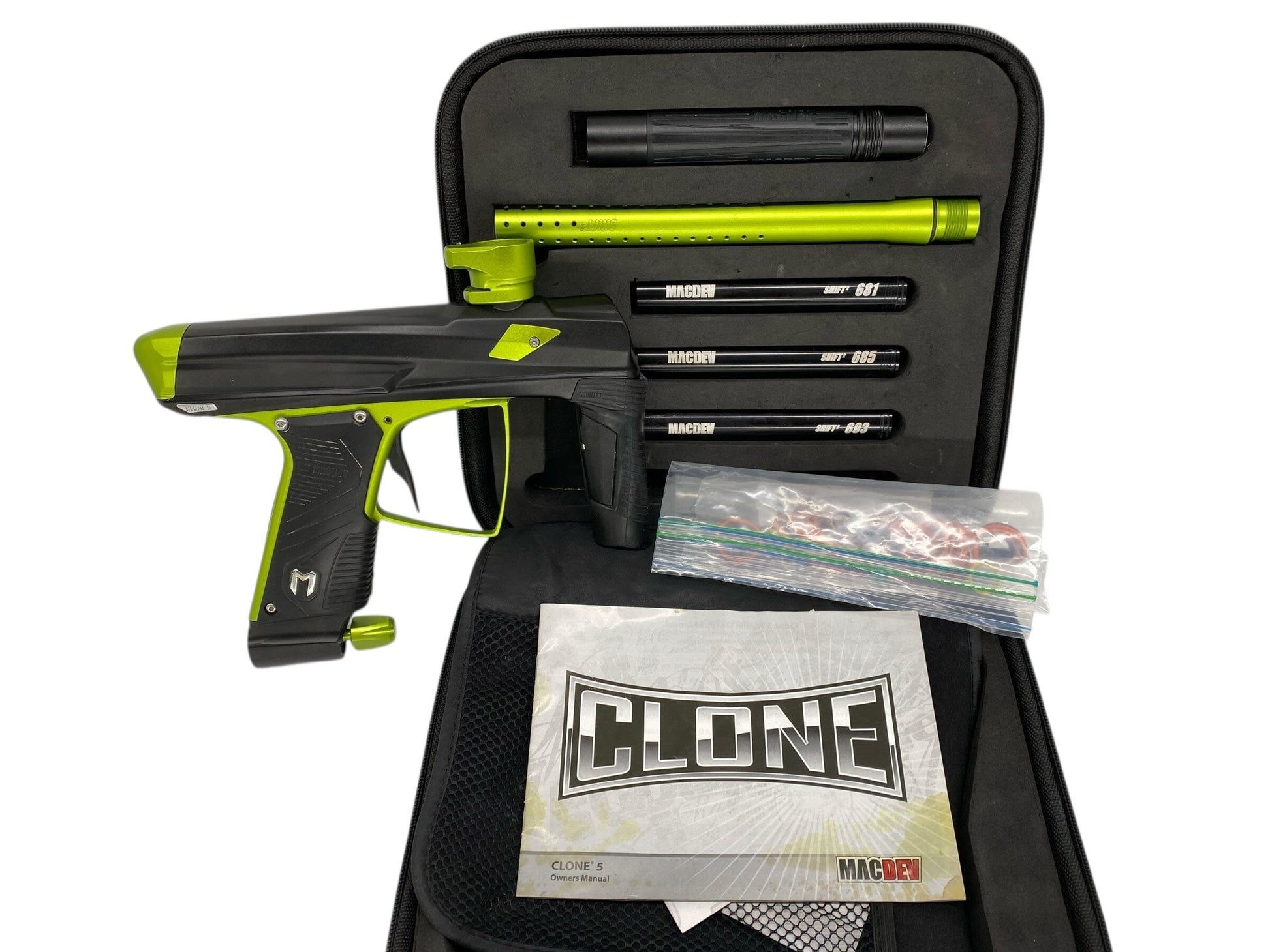 Used MacDev Clone 5 Paintball Gun Paintball Gun from CPXBrosPaintball Buy/Sell/Trade Paintball Markers, New Paintball Guns, Paintball Hoppers, Paintball Masks, and Hormesis Headbands