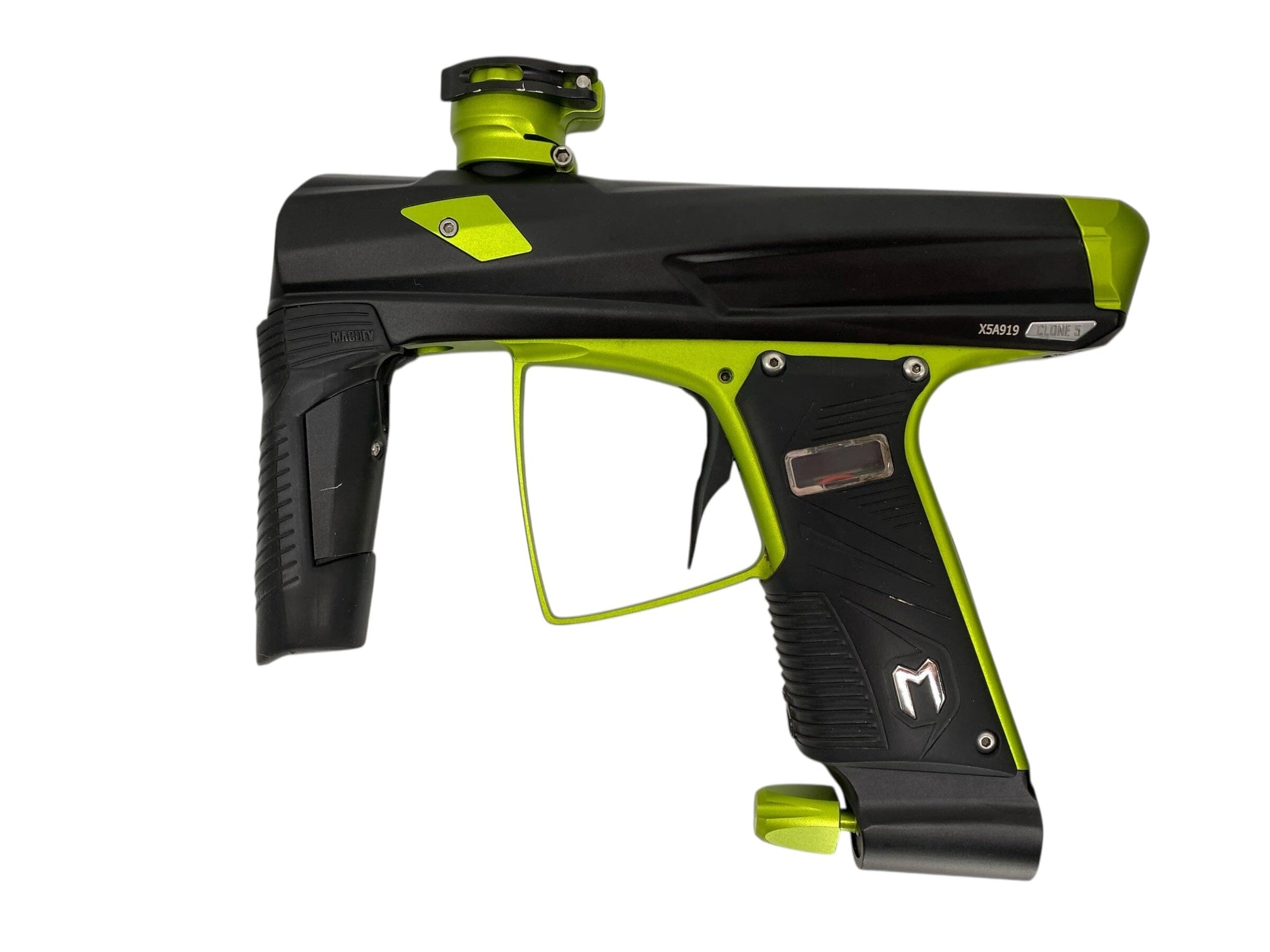 Used MacDev Clone 5 Paintball Gun Paintball Gun from CPXBrosPaintball Buy/Sell/Trade Paintball Markers, New Paintball Guns, Paintball Hoppers, Paintball Masks, and Hormesis Headbands