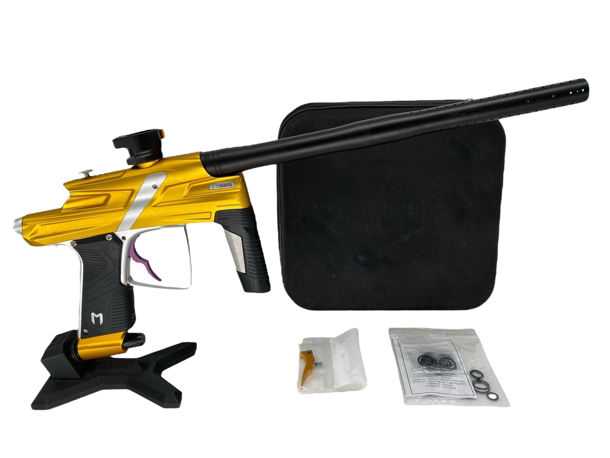 Used MacDev Cyborg 6 Paintball Gun Paintball Gun from CPXBrosPaintball Buy/Sell/Trade Paintball Markers, New Paintball Guns, Paintball Hoppers, Paintball Masks, and Hormesis Headbands