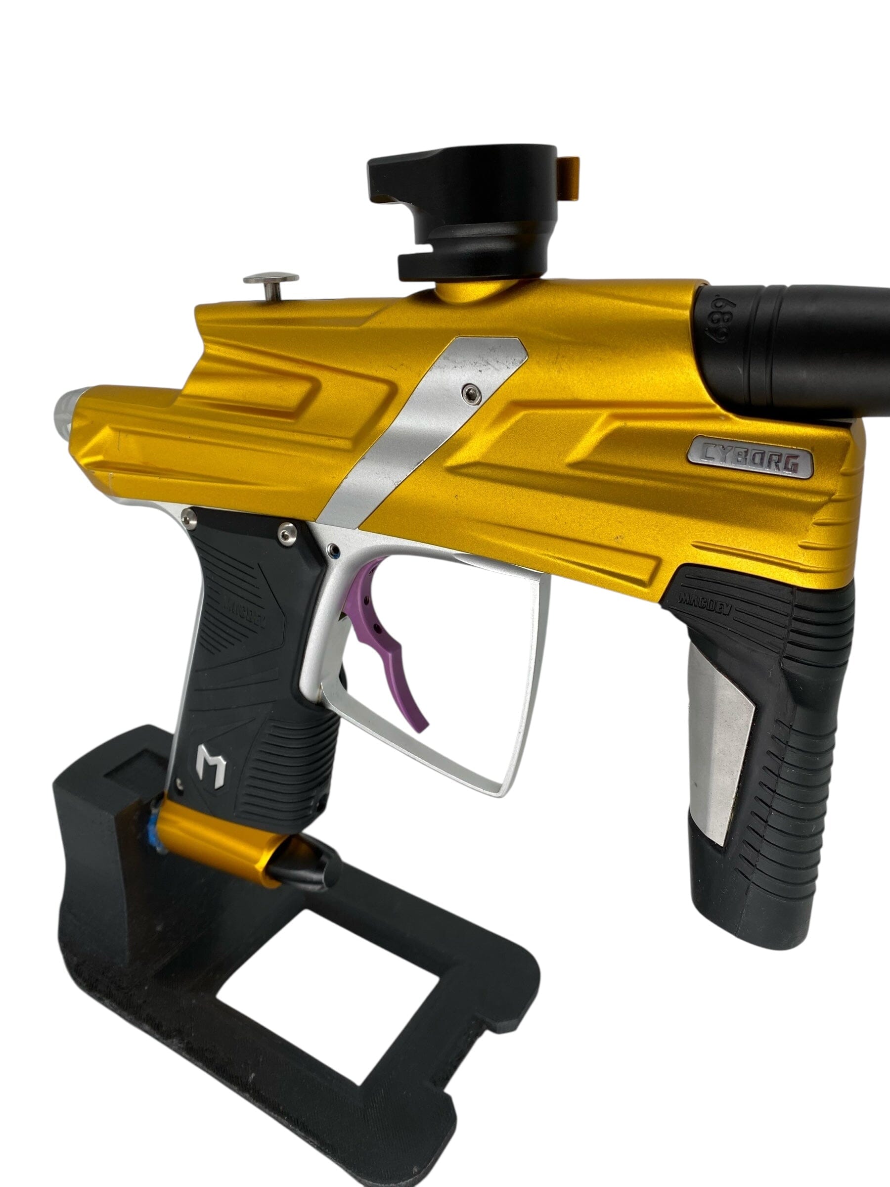 Used MacDev Cyborg 6 Paintball Gun Paintball Gun from CPXBrosPaintball Buy/Sell/Trade Paintball Markers, New Paintball Guns, Paintball Hoppers, Paintball Masks, and Hormesis Headbands
