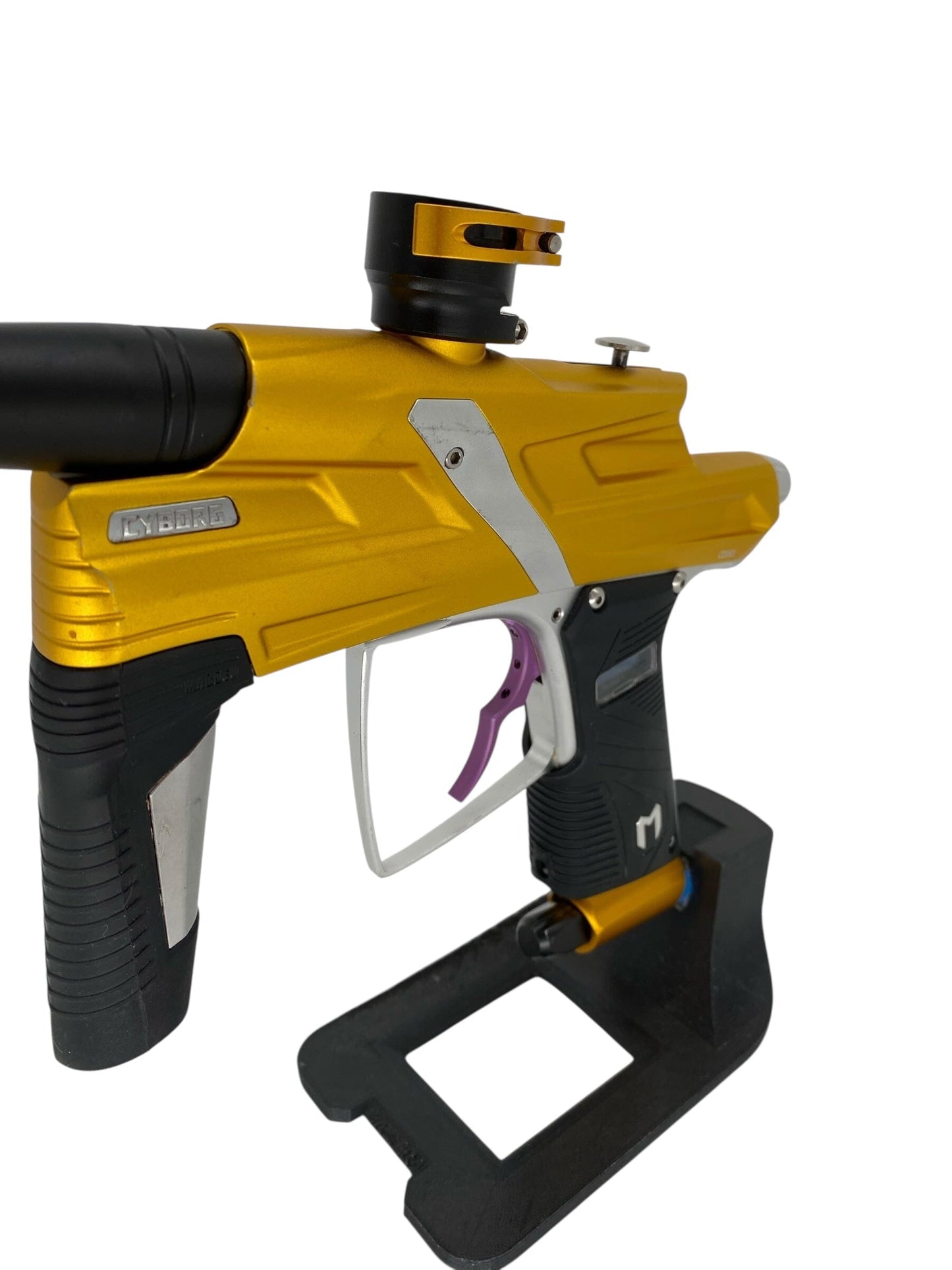 Used MacDev Cyborg 6 Paintball Gun Paintball Gun from CPXBrosPaintball Buy/Sell/Trade Paintball Markers, New Paintball Guns, Paintball Hoppers, Paintball Masks, and Hormesis Headbands
