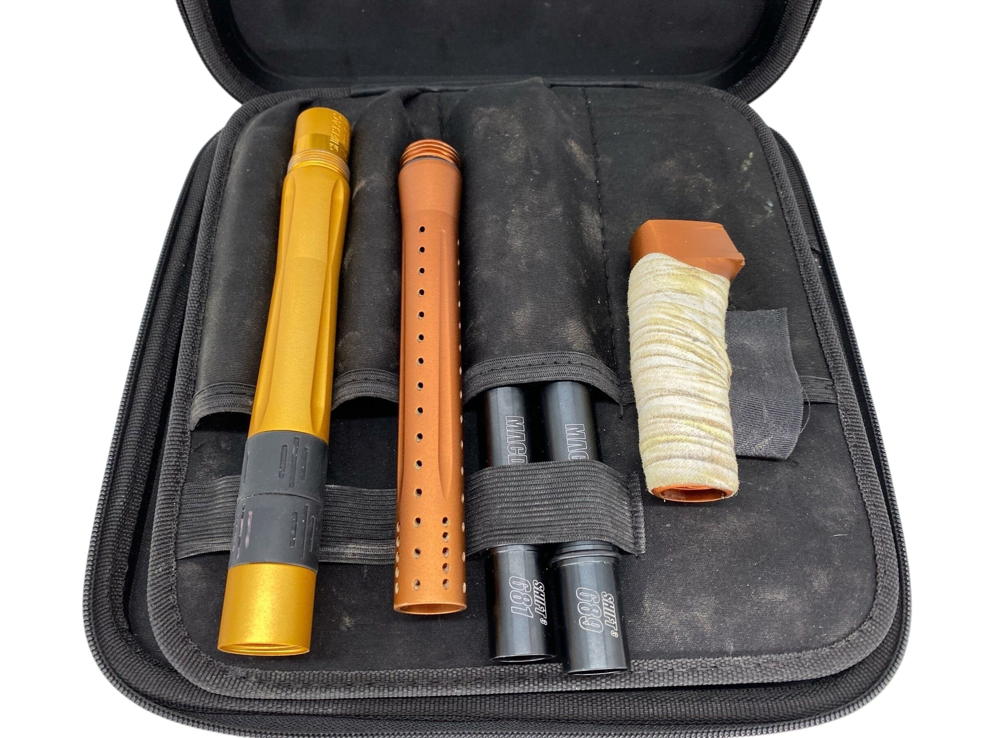 Used MacDev Gt2 Paintball Gun Orange/Gold Paintball Gun from CPXBrosPaintball Buy/Sell/Trade Paintball Markers, New Paintball Guns, Paintball Hoppers, Paintball Masks, and Hormesis Headbands