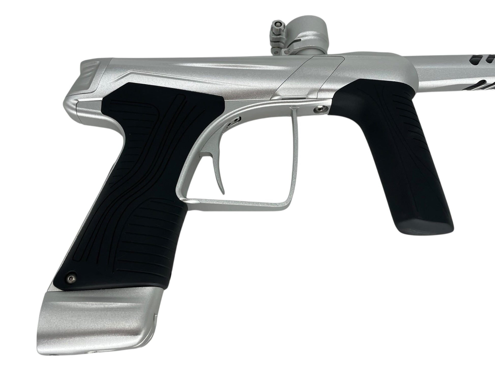 Used Macdev Gtx Paintball Gun Silver Paintball Gun from CPXBrosPaintball Buy/Sell/Trade Paintball Markers, New Paintball Guns, Paintball Hoppers, Paintball Masks, and Hormesis Headbands