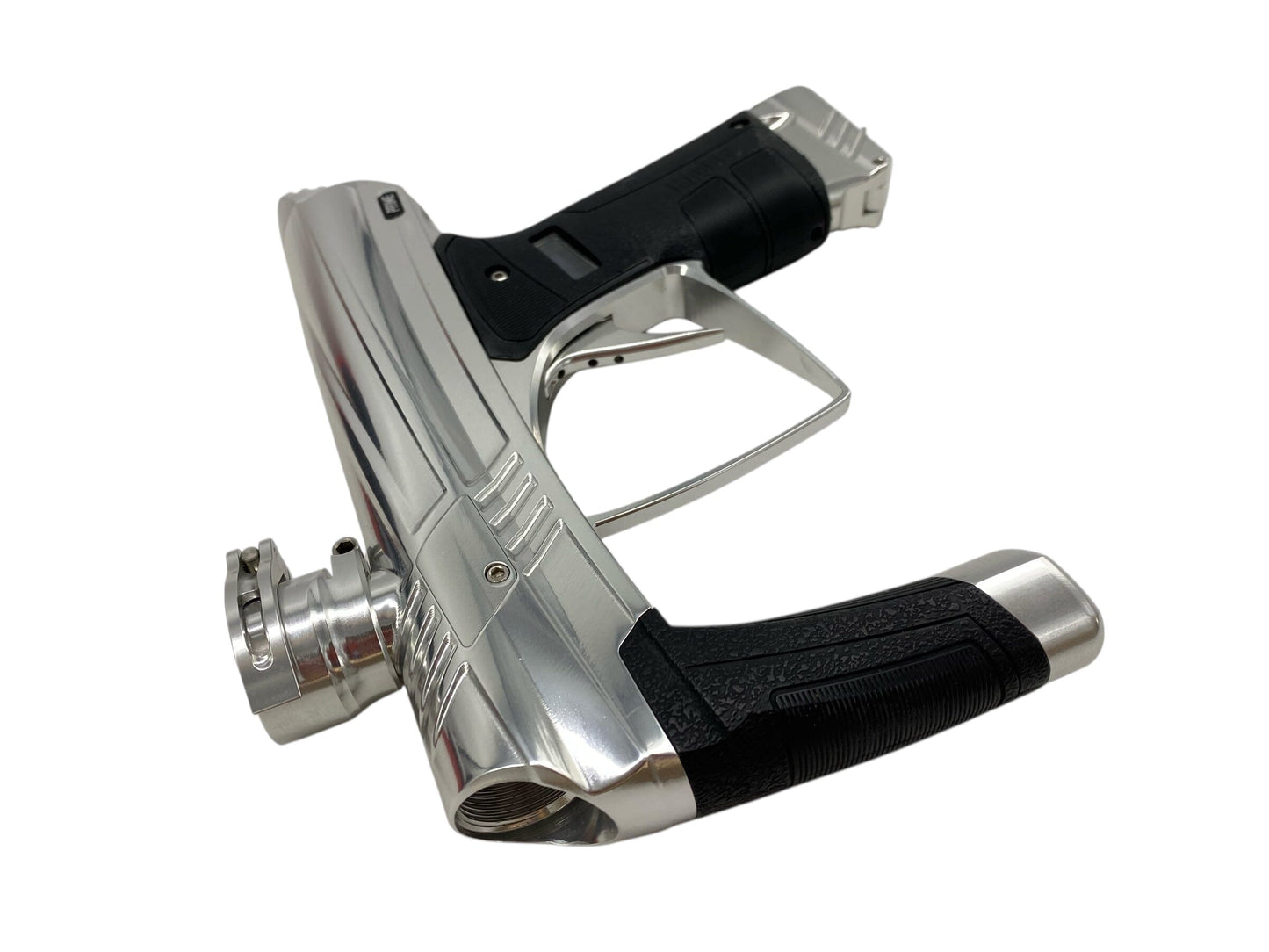 Used MacDev Prime Paintball Gun Silver Paintball Gun from CPXBrosPaintball Buy/Sell/Trade Paintball Markers, New Paintball Guns, Paintball Hoppers, Paintball Masks, and Hormesis Headbands