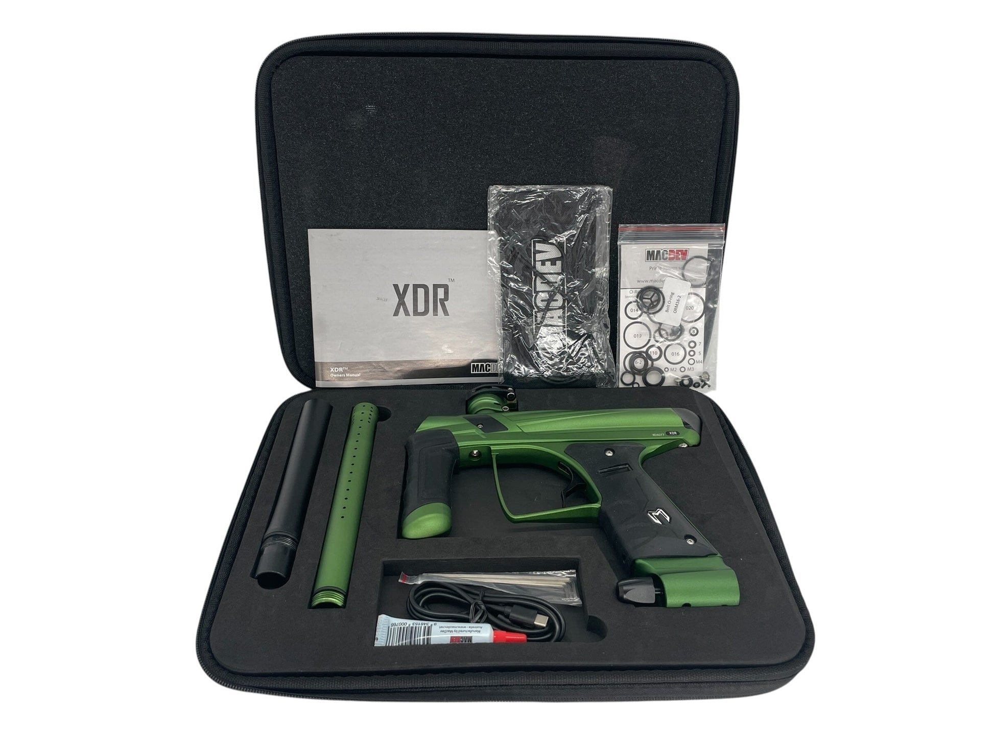 Used MacDev XDR Paintball Gun Olive/Black Paintball Gun from CPXBrosPaintball Buy/Sell/Trade Paintball Markers, New Paintball Guns, Paintball Hoppers, Paintball Masks, and Hormesis Headbands