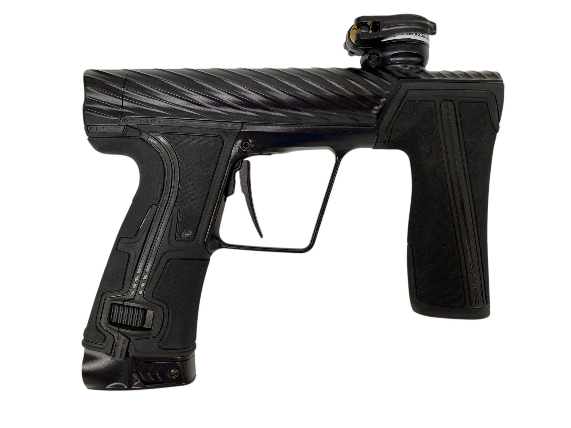 Used Minty Planet Eclipse TWISTER R5 REDACTED BLACKOUT EDITION Paintball Gun Paintball Gun from CPXBrosPaintball Buy/Sell/Trade Paintball Markers, New Paintball Guns, Paintball Hoppers, Paintball Masks, and Hormesis Headbands