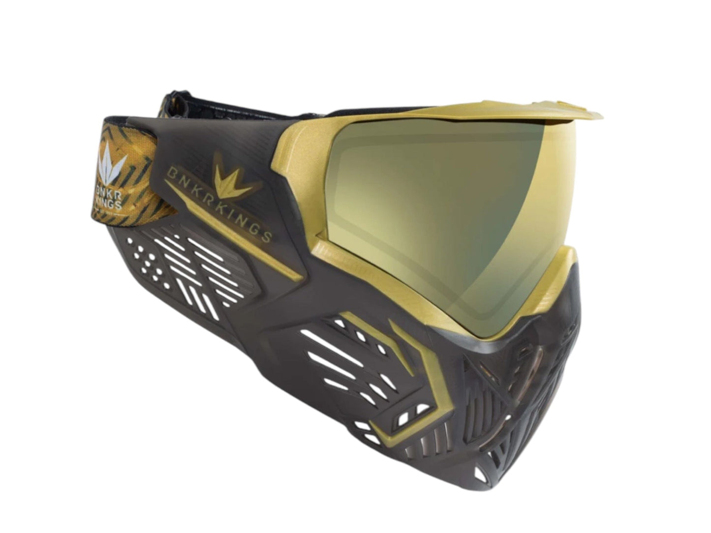 Used NEW Bunkerkings CMD Goggle - Black Gold Paintball Gun from CPXBrosPaintball Buy/Sell/Trade Paintball Markers, New Paintball Guns, Paintball Hoppers, Paintball Masks, and Hormesis Headbands