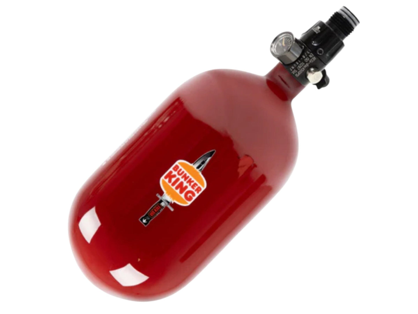 Used NEW Bunkerkings FN Air System - 70ci 4500psi - Blood Red BK Knife Paintball Gun from CPXBrosPaintball Buy/Sell/Trade Paintball Markers, New Paintball Guns, Paintball Hoppers, Paintball Masks, and Hormesis Headbands