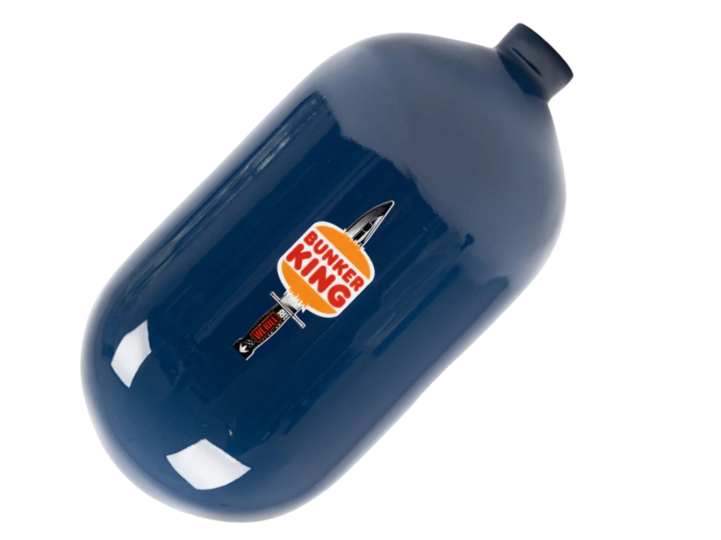 Used NEW Bunkerkings FN Lite Air Bottle Only - 70ci 4500psi - Midnight Navy BK Knife Paintball Gun from CPXBrosPaintball Buy/Sell/Trade Paintball Markers, New Paintball Guns, Paintball Hoppers, Paintball Masks, and Hormesis Headbands