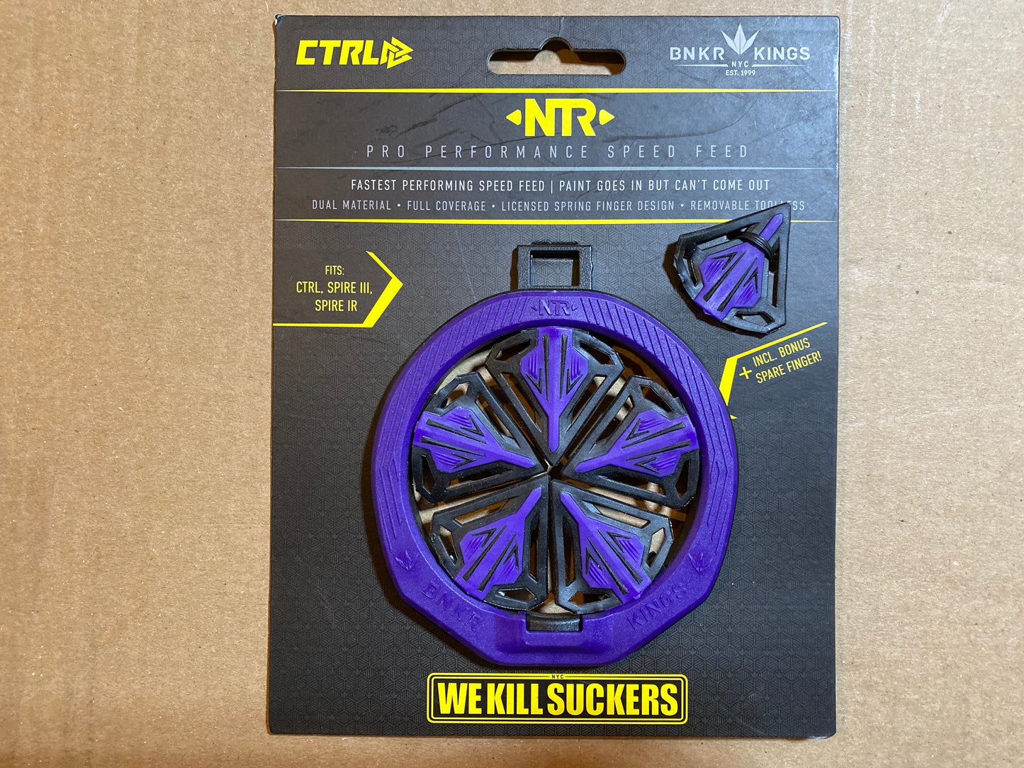 Used NEW Bunkerkings NTR Speed Feed Spire III/IV/IR/IR2/280/CTRL PURPLE Paintball Gun from CPXBrosPaintball Buy/Sell/Trade Paintball Markers, New Paintball Guns, Paintball Hoppers, Paintball Masks, and Hormesis Headbands