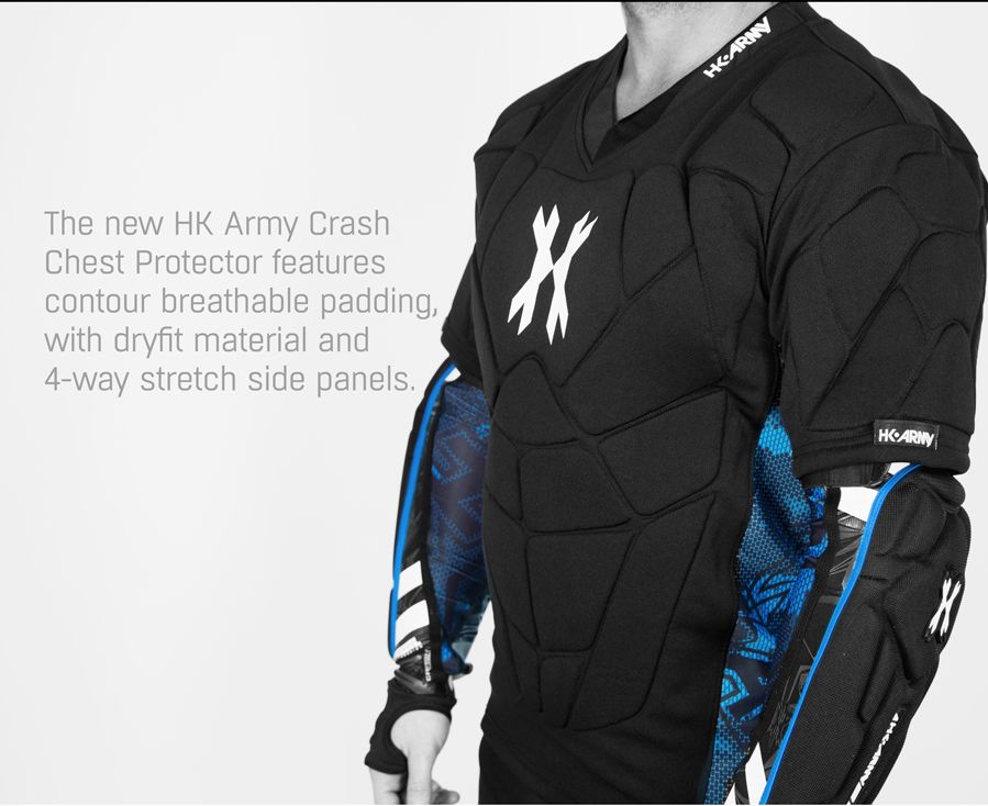 Used NEW Crash Chest Protector Paintball Gun from HK Army Clothing Buy/Sell/Trade Paintball Markers, New Paintball Guns, Paintball Hoppers, Paintball Masks, and Hormesis Headbands