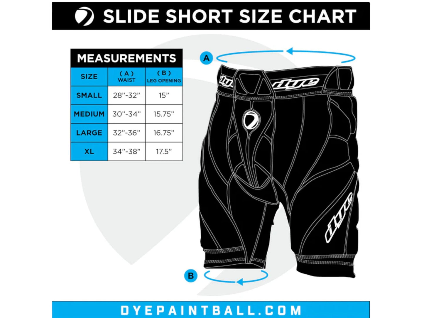Used NEW Dye Performance Slide Shorts Black- ALL SIZES Paintball Gun from CPXBrosPaintball Buy/Sell/Trade Paintball Markers, New Paintball Guns, Paintball Hoppers, Paintball Masks, and Hormesis Headbands