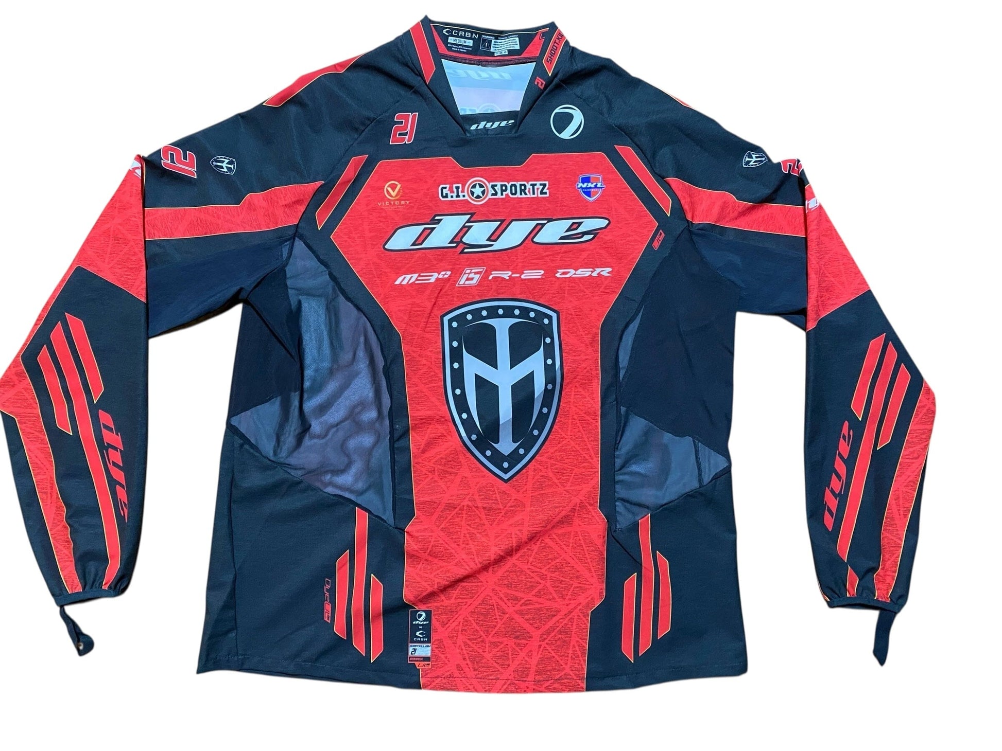Used NEW Dye UL-C IRONMEN-SHOOT KILL WIN-Paintball Jersey size Medium Paintball Gun from CPXBrosPaintball Buy/Sell/Trade Paintball Markers, New Paintball Guns, Paintball Hoppers, Paintball Masks, and Hormesis Headbands