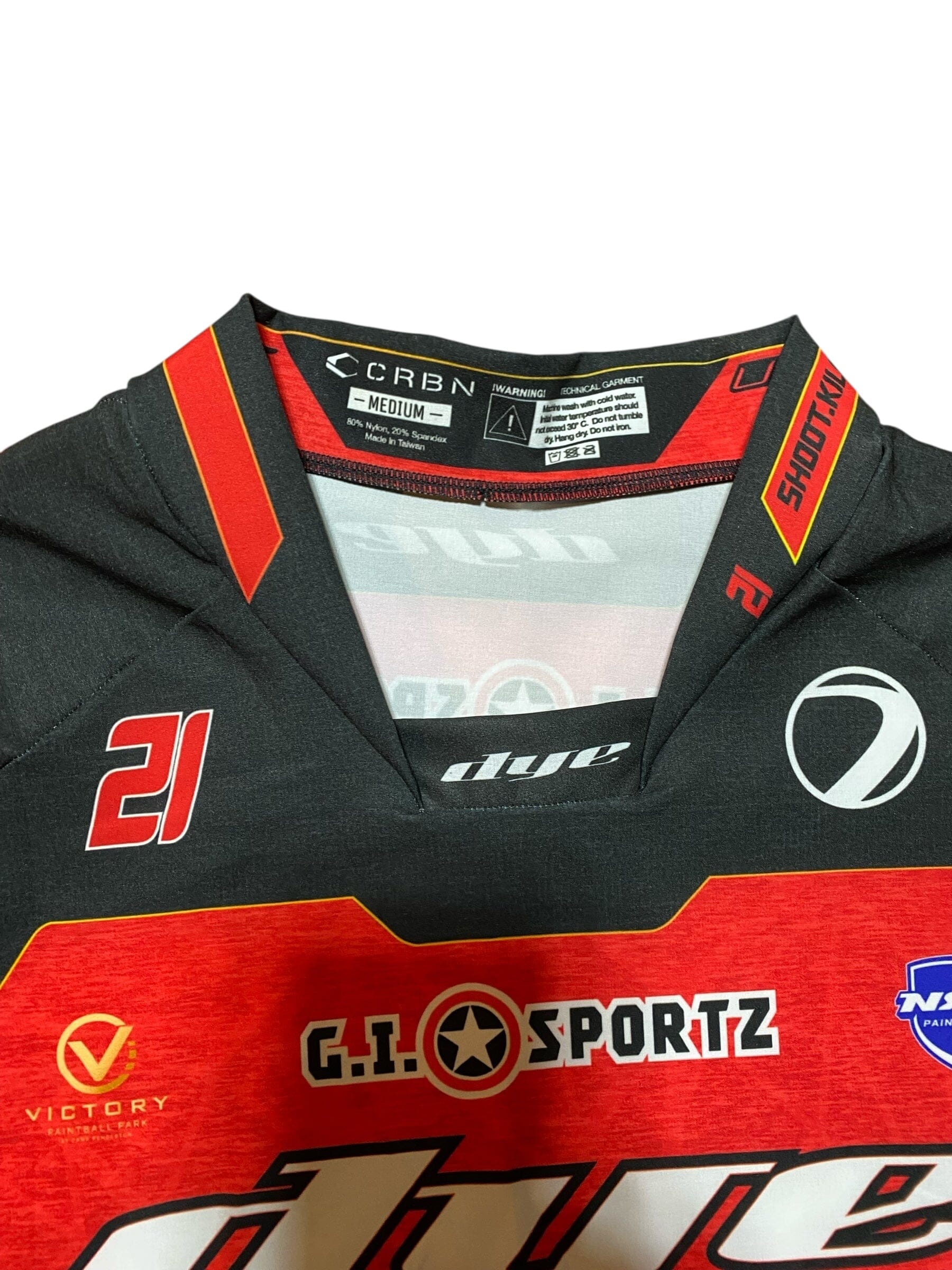 Used NEW Dye UL-C IRONMEN-SHOOT KILL WIN-Paintball Jersey size Medium Paintball Gun from CPXBrosPaintball Buy/Sell/Trade Paintball Markers, New Paintball Guns, Paintball Hoppers, Paintball Masks, and Hormesis Headbands