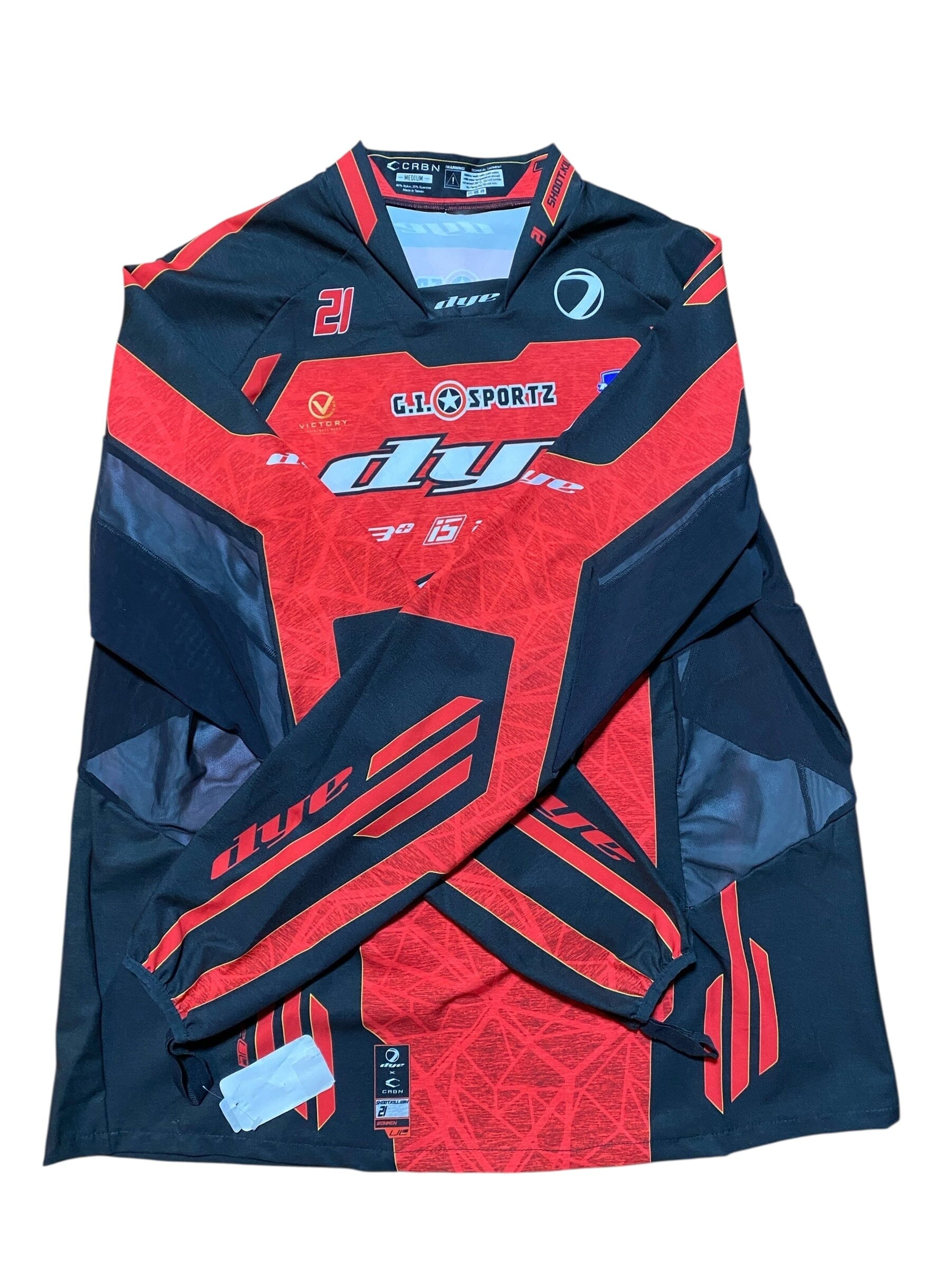 Used NEW Dye UL-C IRONMEN-SHOOT KILL WIN-Paintball Jersey size Medium Paintball Gun from CPXBrosPaintball Buy/Sell/Trade Paintball Markers, New Paintball Guns, Paintball Hoppers, Paintball Masks, and Hormesis Headbands