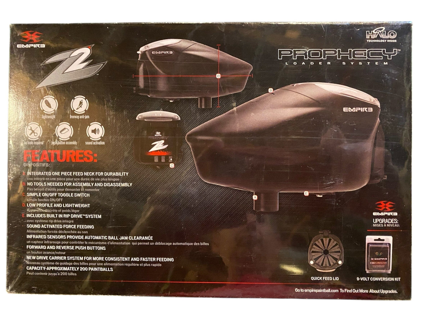 Used NEW Empire Halo Z2 Prophecy Loader Paintball Gun from CPXBrosPaintball Buy/Sell/Trade Paintball Markers, New Paintball Guns, Paintball Hoppers, Paintball Masks, and Hormesis Headbands