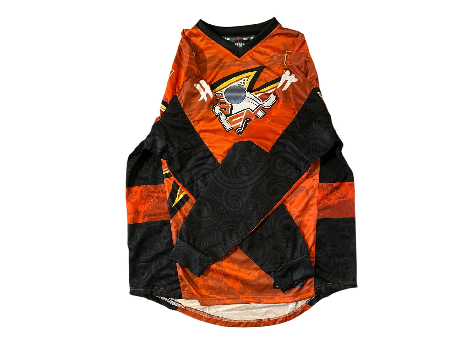 Used NEW ENEMY OF THE STATE “THE SHARKS” #2 Reinforced Jersey - Size XL Paintball Gun from CPXBrosPaintball Buy/Sell/Trade Paintball Markers, New Paintball Guns, Paintball Hoppers, Paintball Masks, and Hormesis Headbands