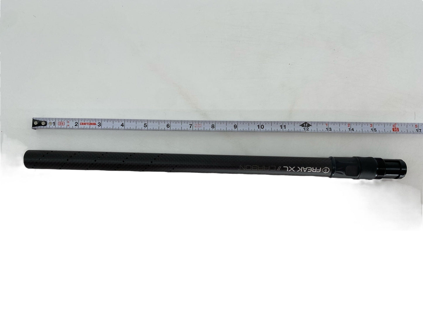 Used New Freak Carbon Fiber XL 16” Paintball Gun Barrel Autococker Threaded Paintball Gun from CPXBrosPaintball Buy/Sell/Trade Paintball Markers, New Paintball Guns, Paintball Hoppers, Paintball Masks, and Hormesis Headbands