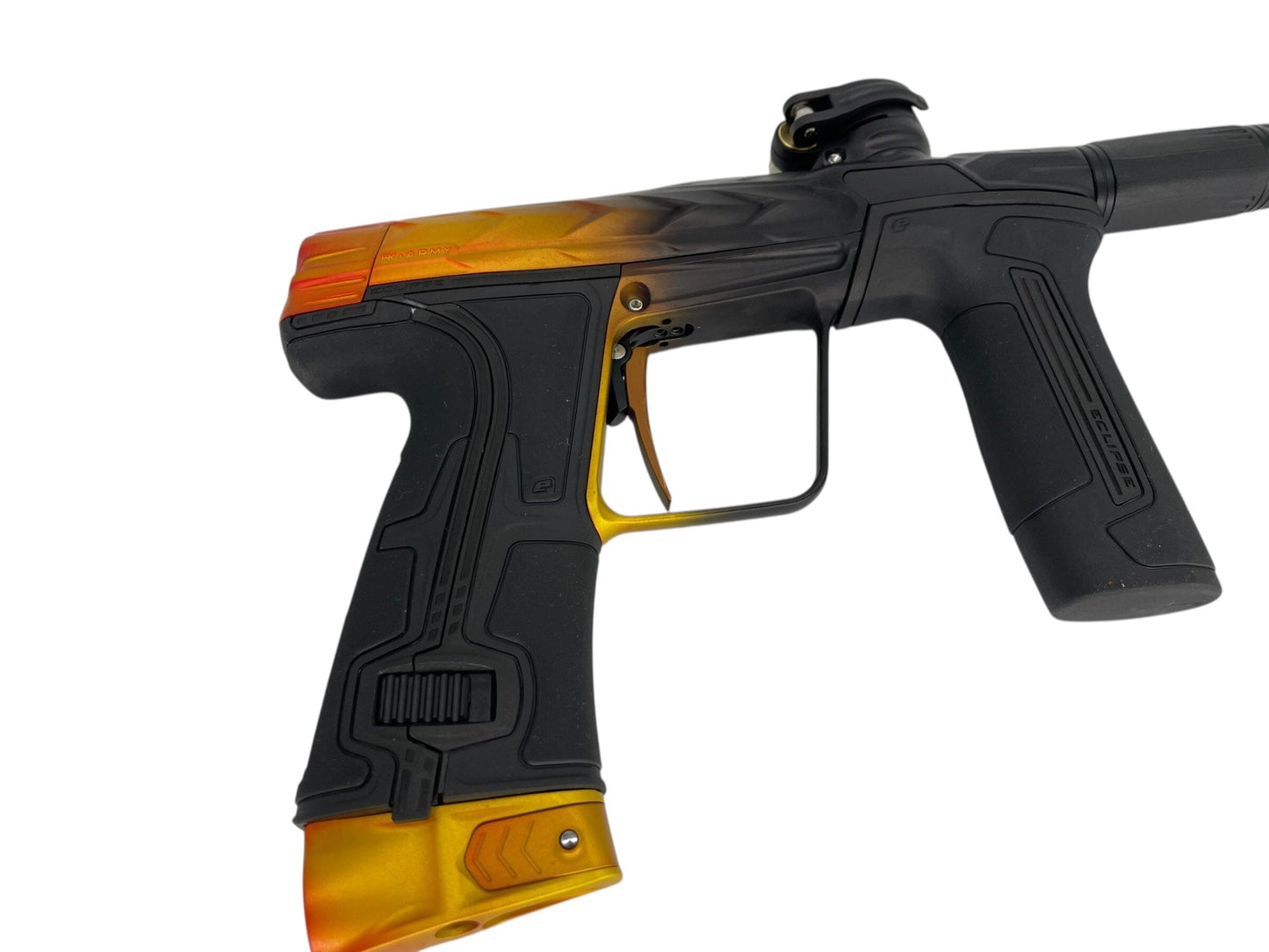 Used New Hk Army Fossil Cs3 Paintball Gun Sunset Fade Paintball Gun from CPXBrosPaintball Buy/Sell/Trade Paintball Markers, New Paintball Guns, Paintball Hoppers, Paintball Masks, and Hormesis Headbands