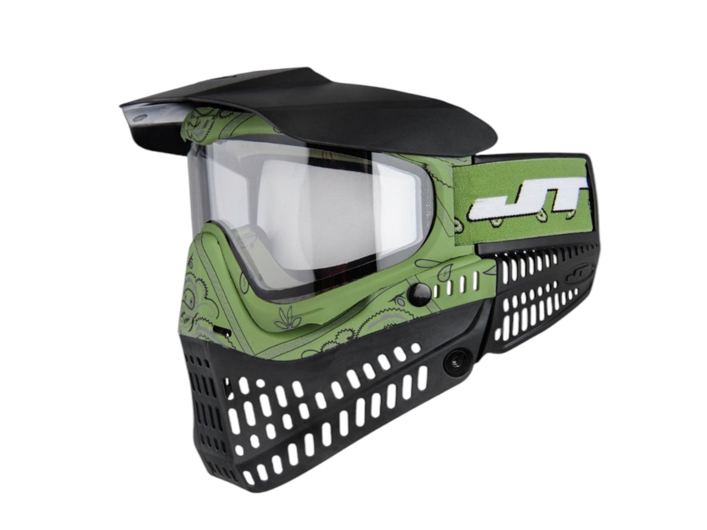 Used NEW JT ProFlex Paintball Mask - Bandana Slime Green (NO LENS) Paintball Gun from CPXBrosPaintball Buy/Sell/Trade Paintball Markers, New Paintball Guns, Paintball Hoppers, Paintball Masks, and Hormesis Headbands
