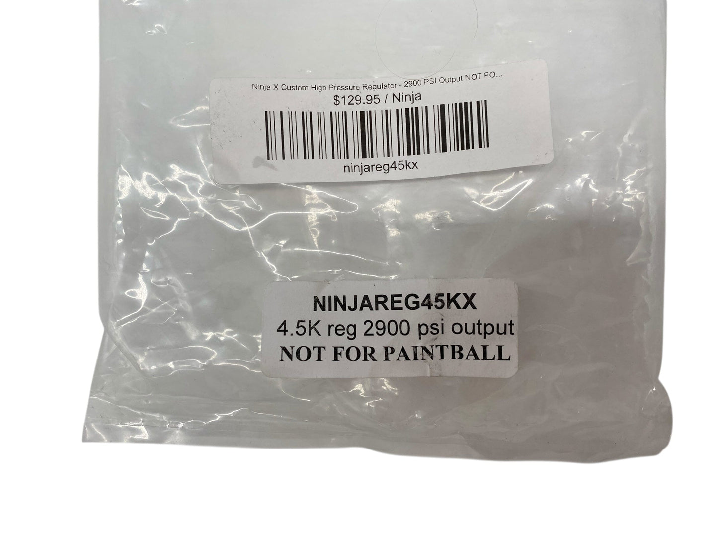 Used NEW Ninja X Custom High Pressure Regulator - 2900 PSI Output NOT FOR PAINTBALL Paintball Gun from CPXBrosPaintball Buy/Sell/Trade Paintball Markers, New Paintball Guns, Paintball Hoppers, Paintball Masks, and Hormesis Headbands