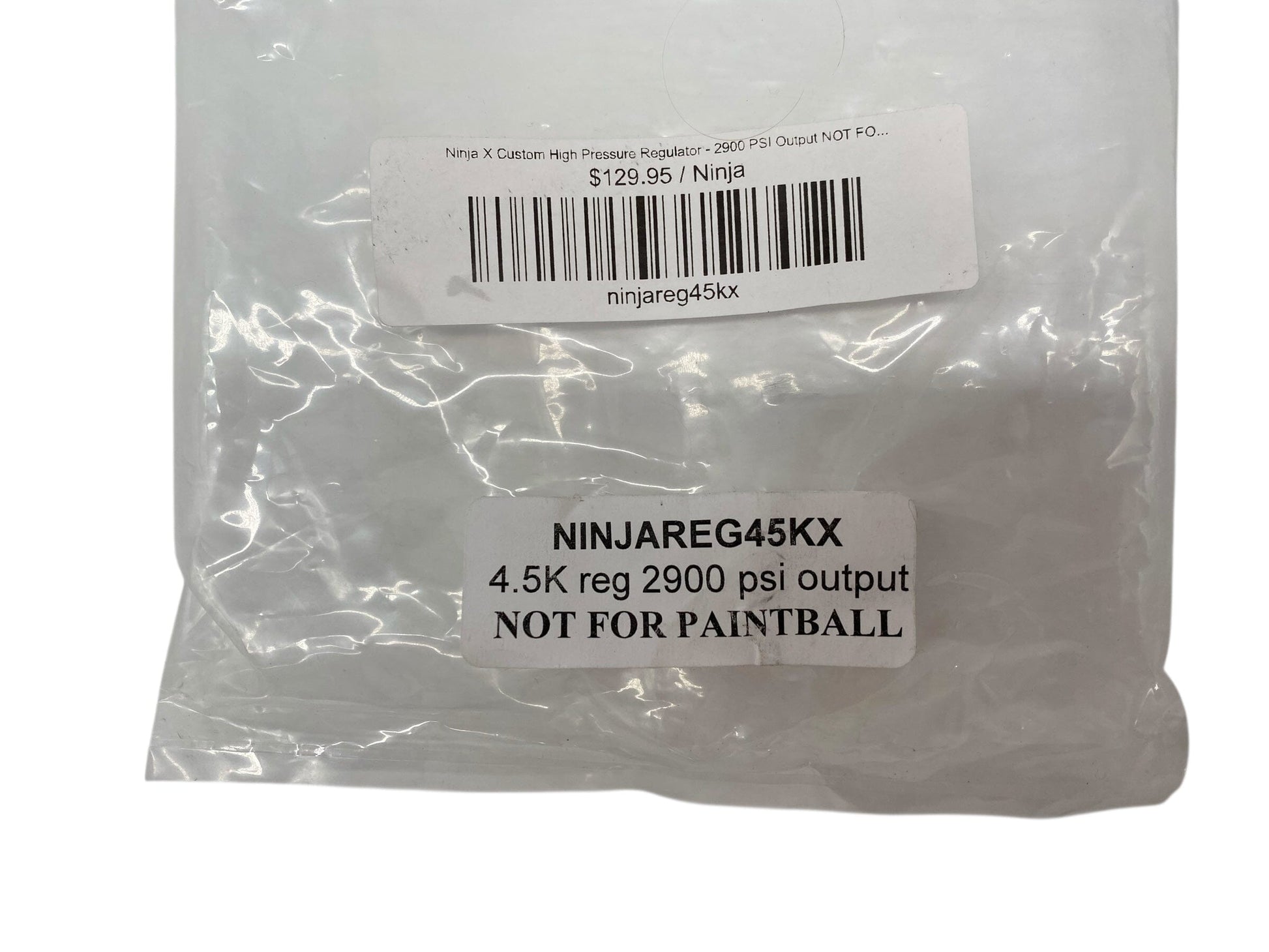 Used NEW Ninja X Custom High Pressure Regulator - 2900 PSI Output NOT FOR PAINTBALL Paintball Gun from CPXBrosPaintball Buy/Sell/Trade Paintball Markers, New Paintball Guns, Paintball Hoppers, Paintball Masks, and Hormesis Headbands