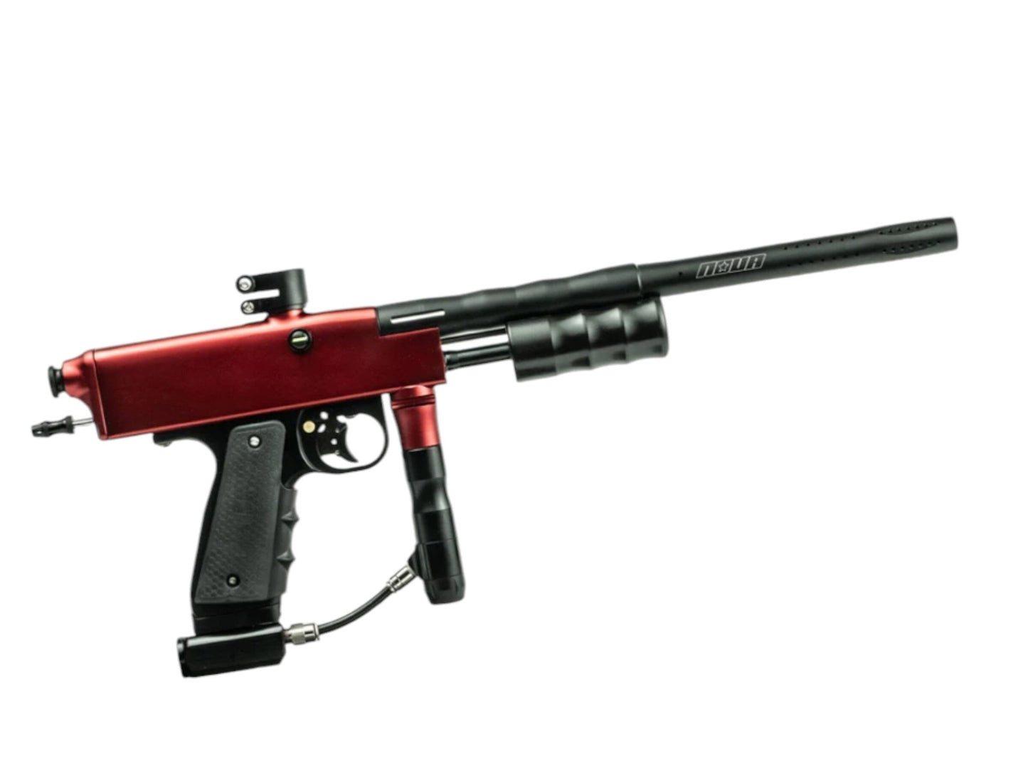 Used NEW Nova NX1 Sentinel Sniper Pump Single Finger Paintball Gun- Red Paintball Gun from CPXBrosPaintball Buy/Sell/Trade Paintball Markers, New Paintball Guns, Paintball Hoppers, Paintball Masks, and Hormesis Headbands