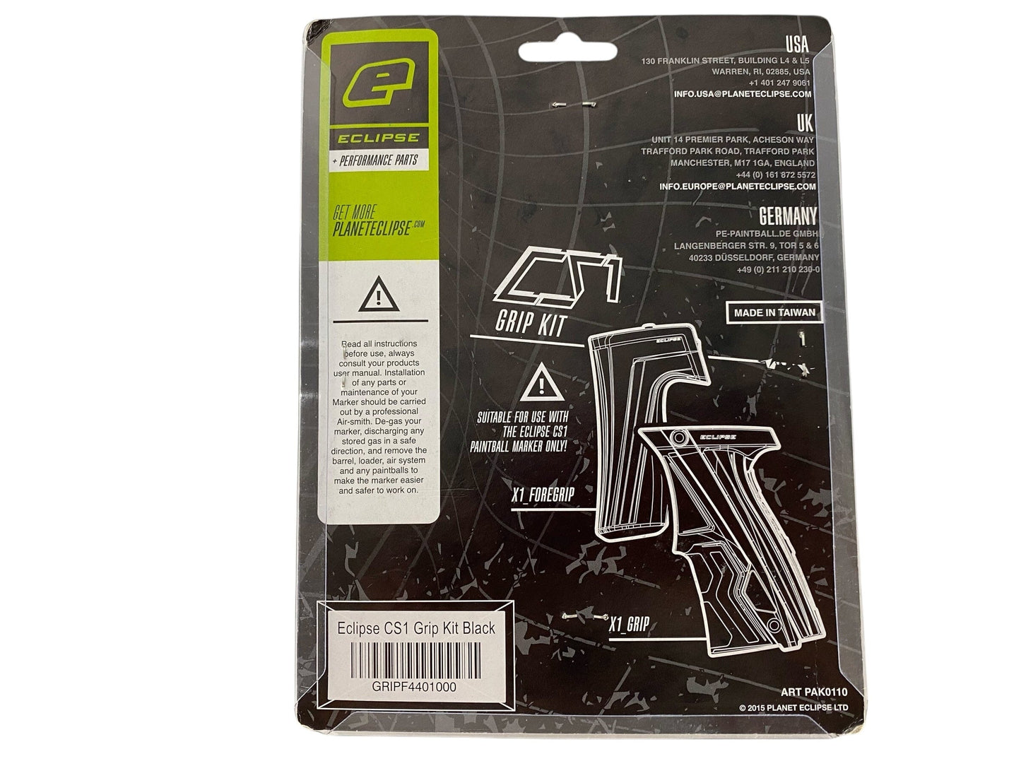 Used New Planet Eclipse Cs1 Paintball Grips Black Paintball Gun from CPXBrosPaintball Buy/Sell/Trade Paintball Markers, New Paintball Guns, Paintball Hoppers, Paintball Masks, and Hormesis Headbands