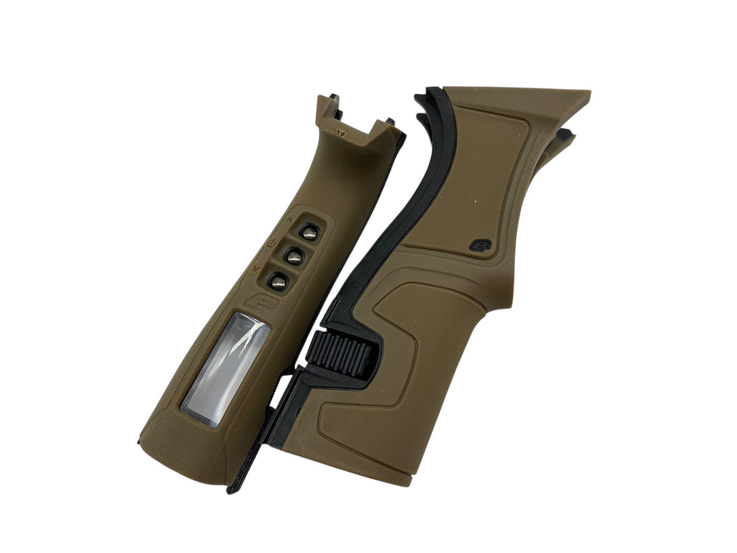 Used NEW Planet Eclipse Cs2 BACK GRIPS - Earth Brown Tan Paintball Gun from CPXBrosPaintball Buy/Sell/Trade Paintball Markers, New Paintball Guns, Paintball Hoppers, Paintball Masks, and Hormesis Headbands