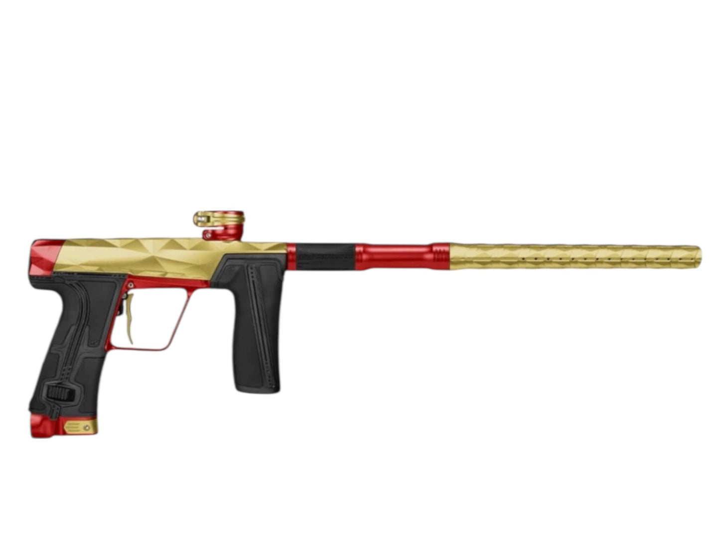 Used NEW PLANET ECLIPSE CS3 PRO - INFAMOUS EDITION (BLOOD MONEY) Gold/Red Paintball Gun from CPXBrosPaintball Buy/Sell/Trade Paintball Markers, New Paintball Guns, Paintball Hoppers, Paintball Masks, and Hormesis Headbands